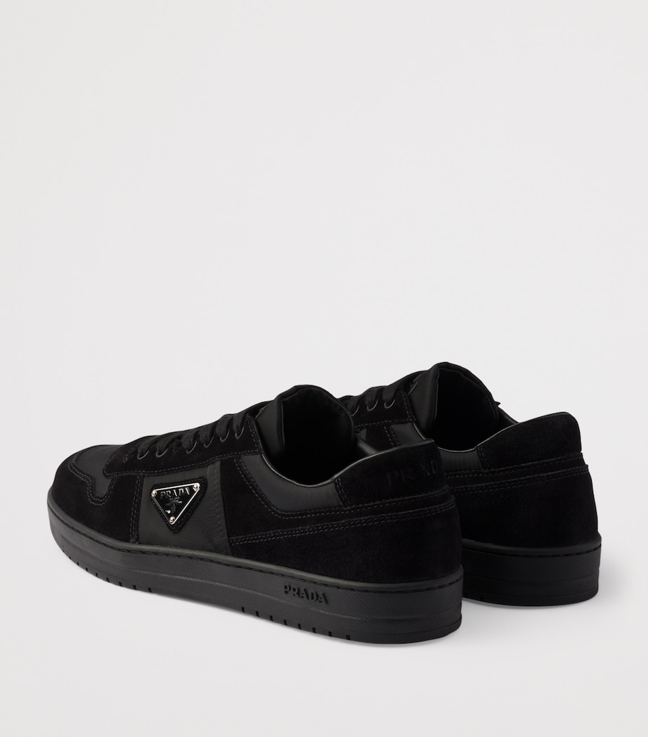 Suede and Re-Nylon Downtown Sneakers F0002 Image 5