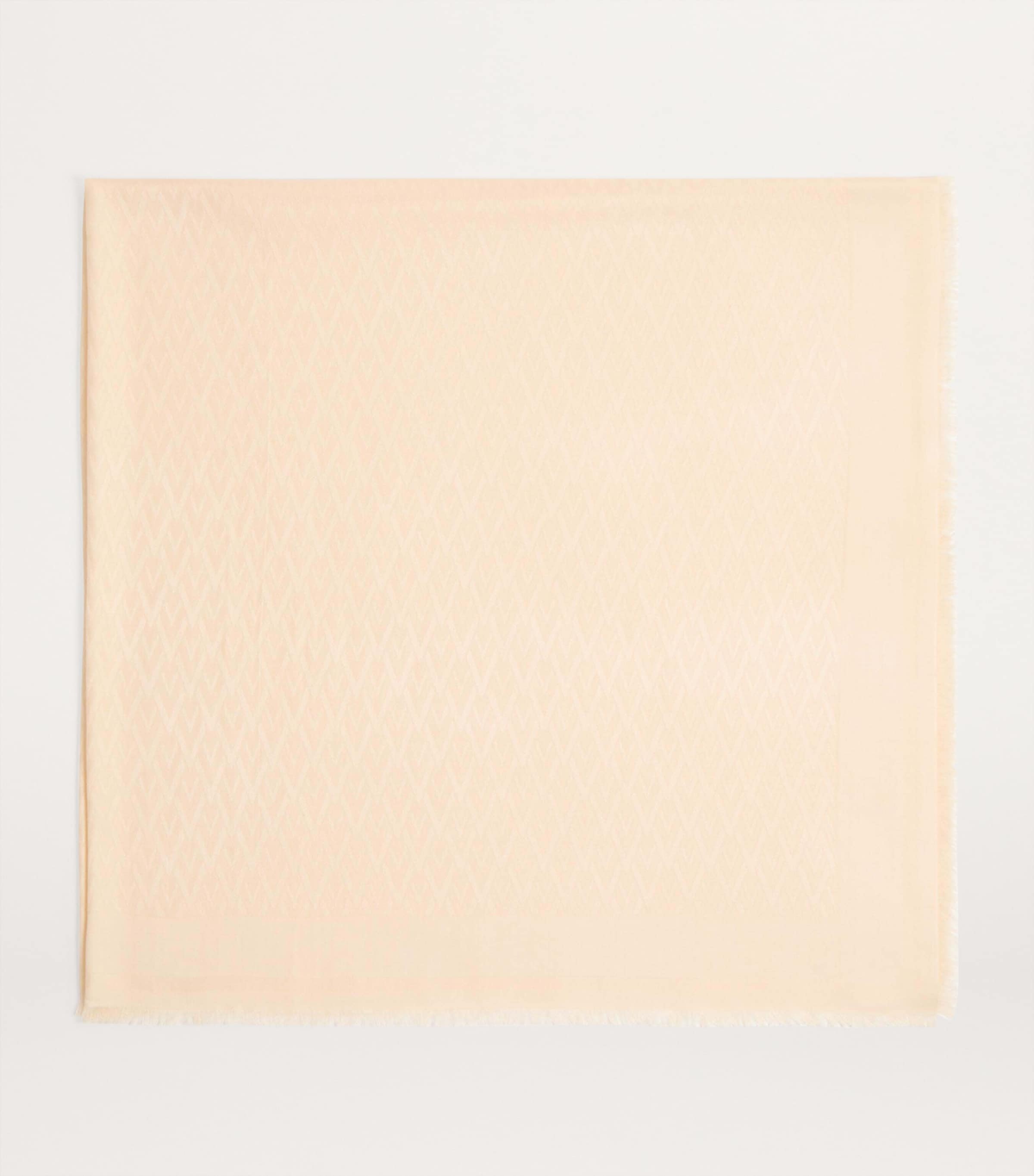 Silk-Wool Toute La V Scarf 581 Image 2