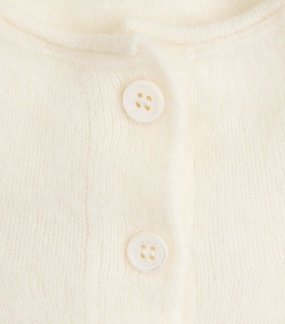 Voranida Womens Wool-Cashmere Maris Cardigan Ecru Image 6