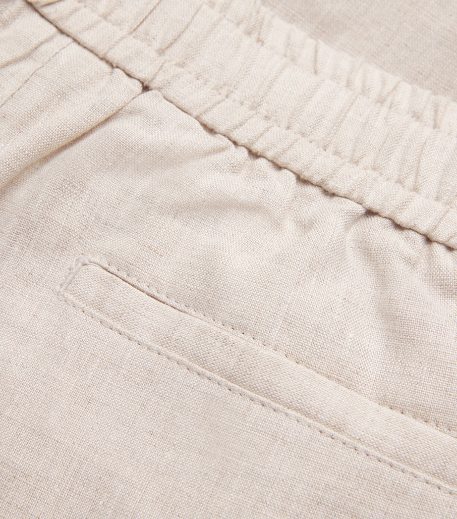 Linen Relaxed Shorts OAT Image 5