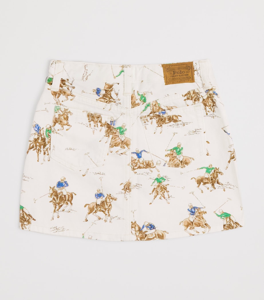 Printed Denim Skirt (2-6 Years) PINERO WSH Image 2