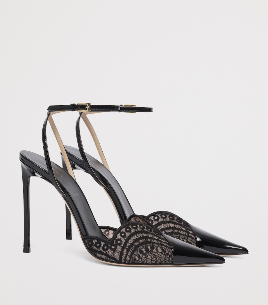 TOM FORD Lace-Detail Pumps 105 Naa Image 3