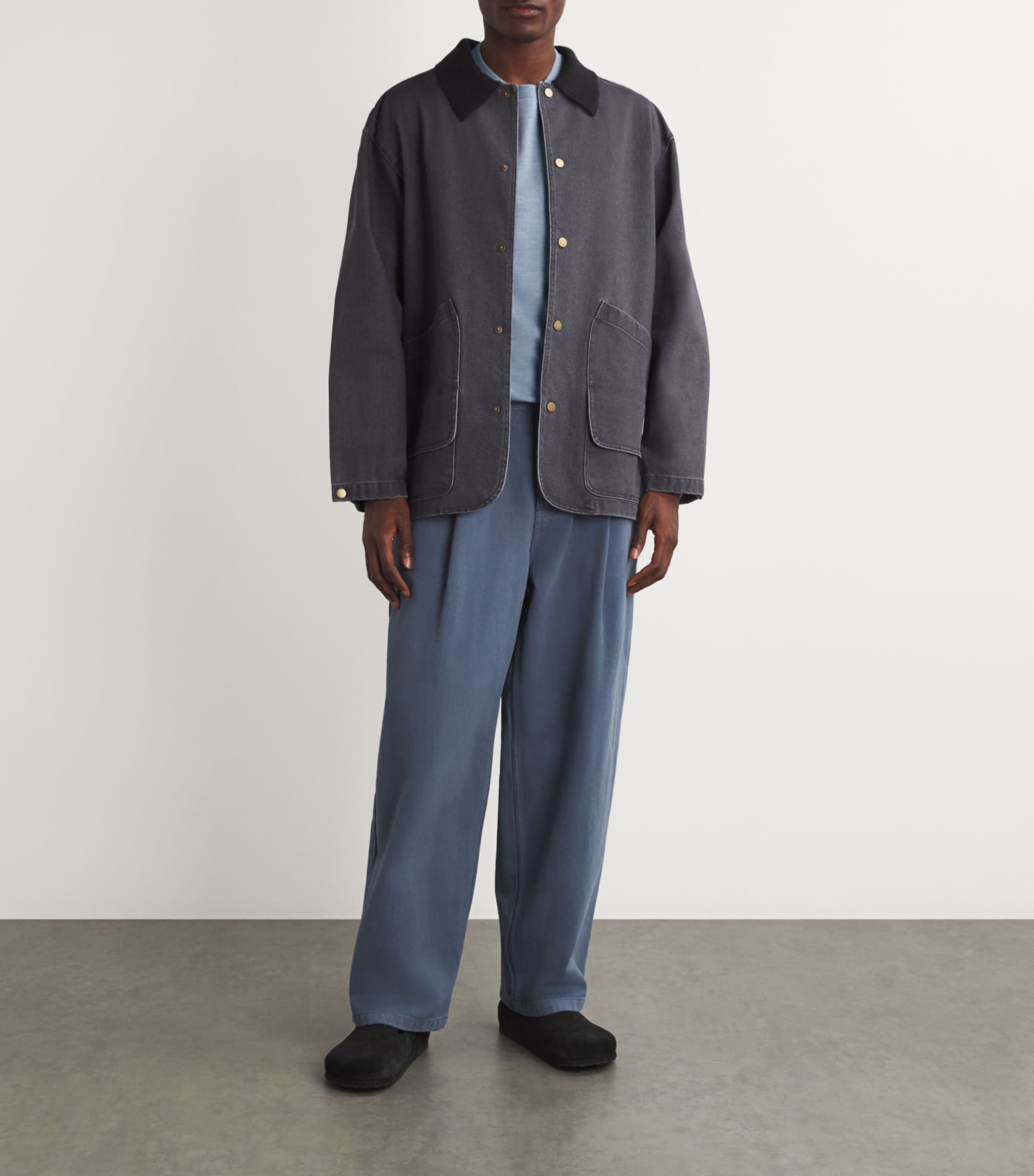 Wool Crew-Neck Sweater POWDER BLUE 201 Image 2