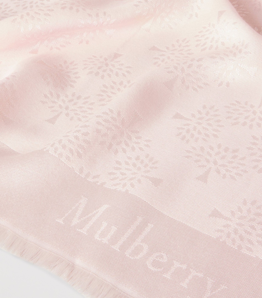 Mulberry Silk-Cotton Tree Scarf Blossom Pink Image 3