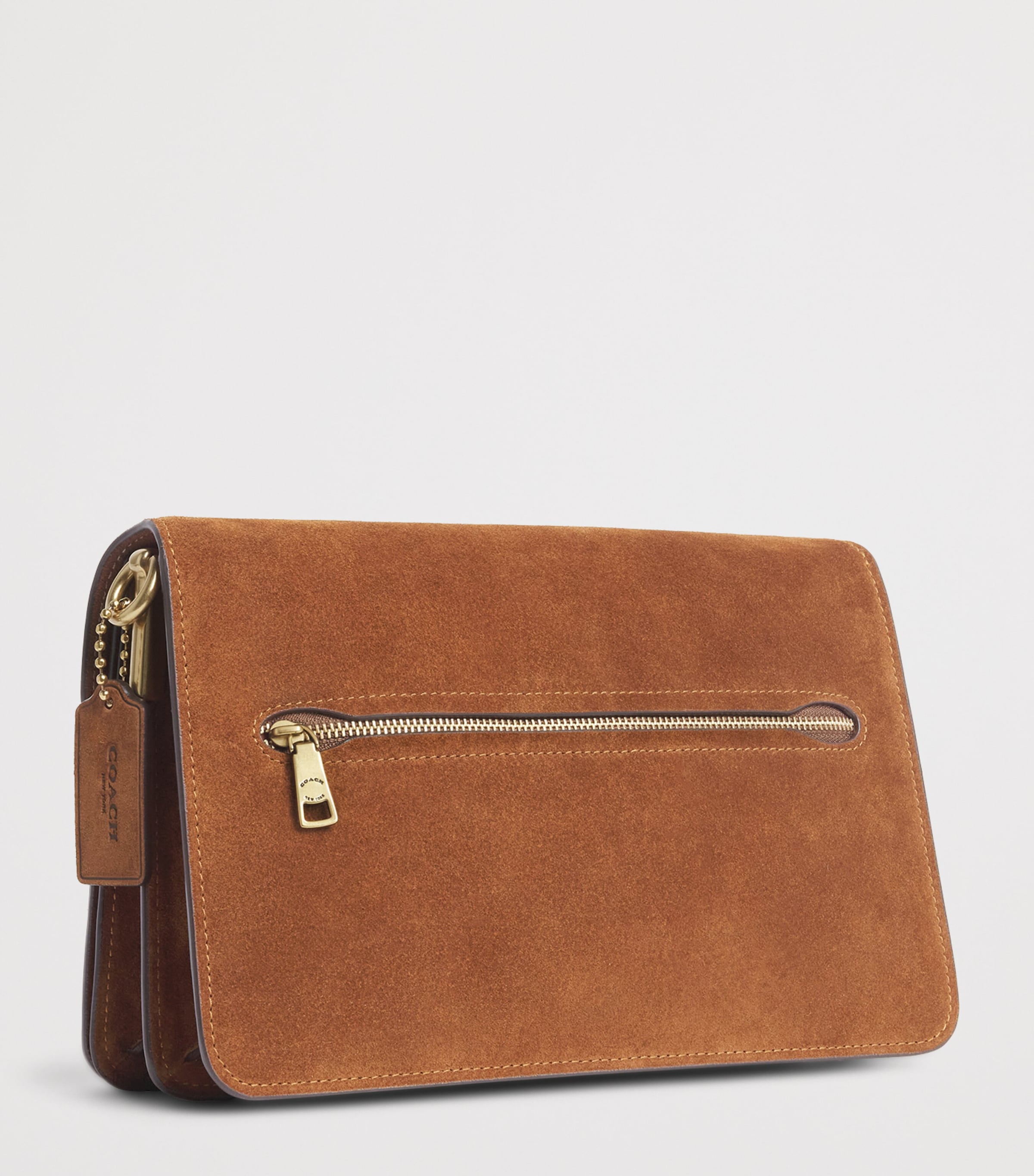 Coach Suede Tabby 30 Shoulder Bag Brown Image 3