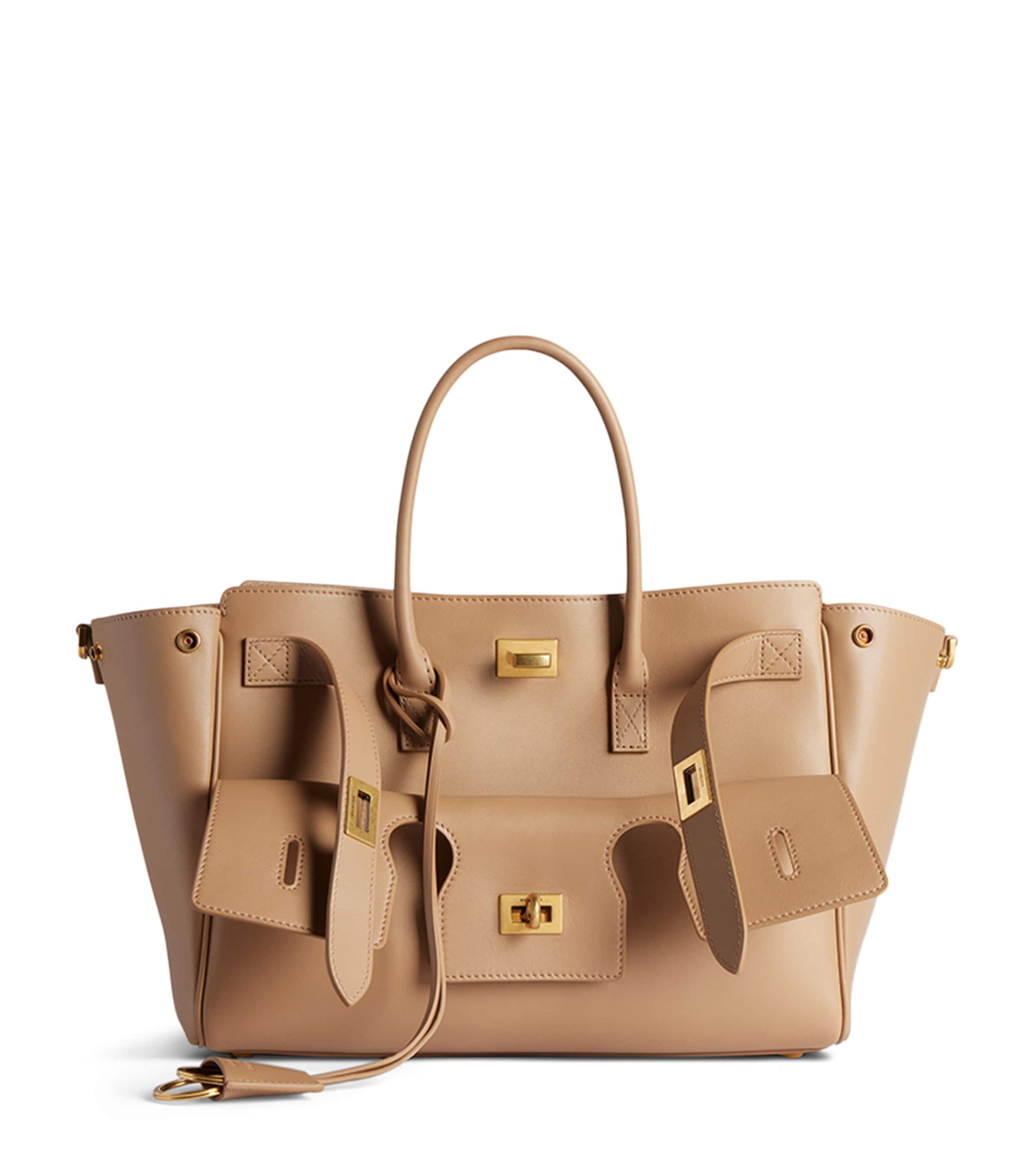 トートバッグ Balenciaga Leather Small Carry All Bel Air Shopping Bag Medium-8125452ABAV2621_F.jpg?v=1