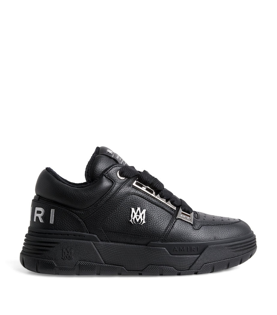 Leather MA-1 Sneakers BLACK Image 1