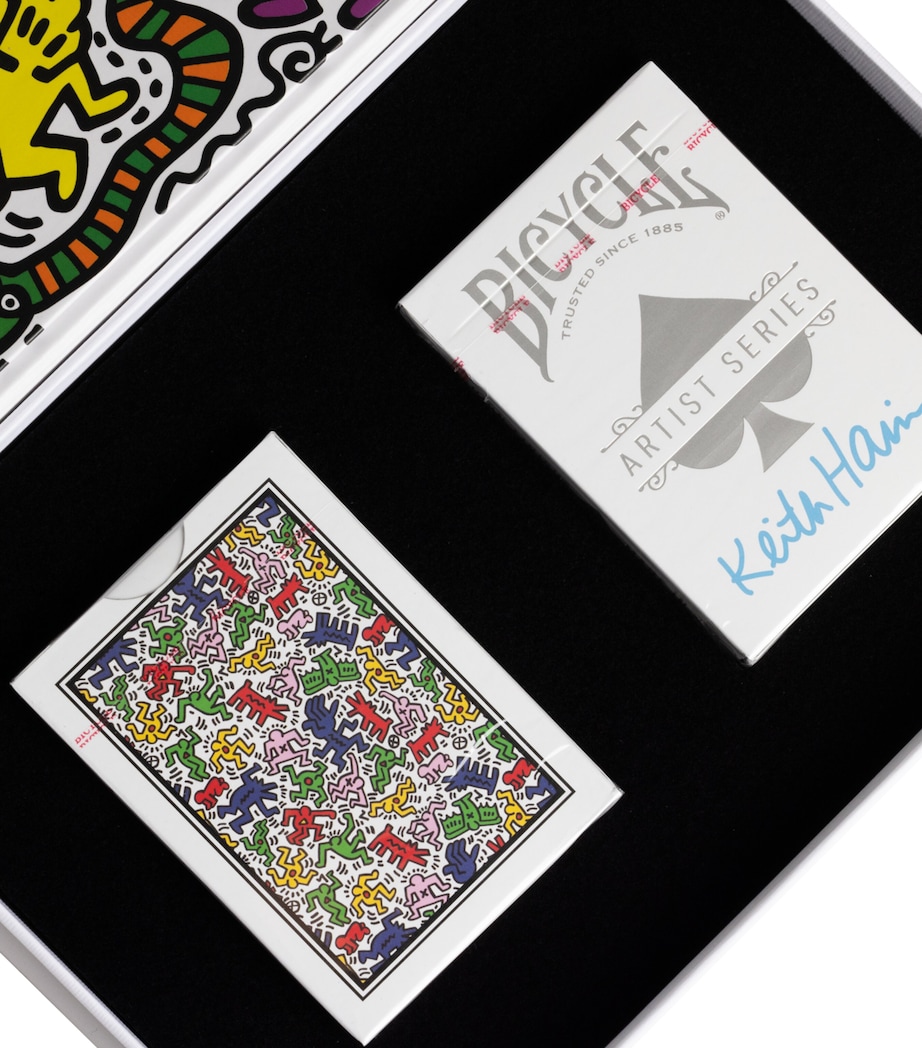 Artist Series Keith Haring Playing Cards WHITE Image 5