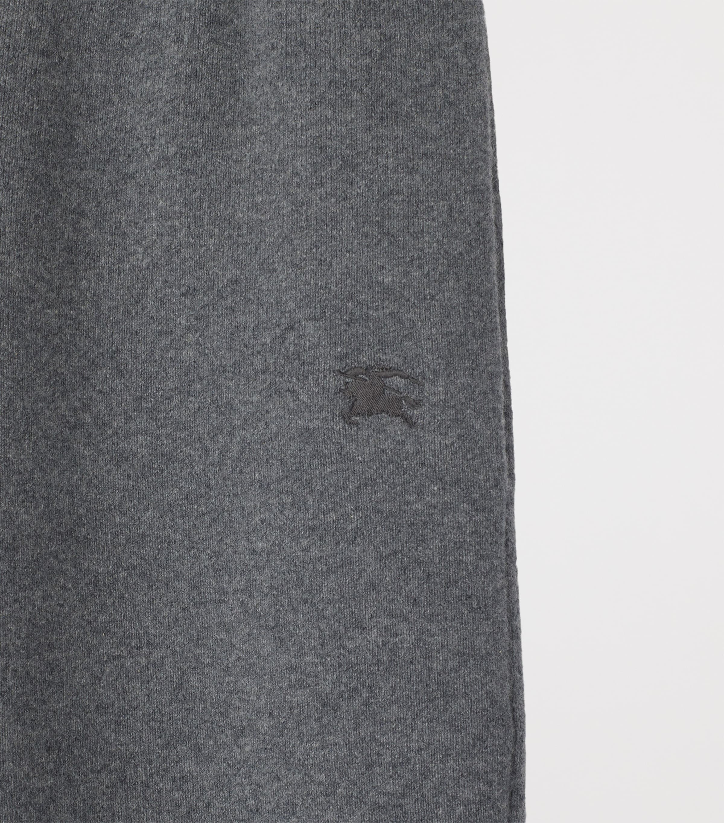 Cashmere-Blend Logo Sweatpants GREY Image 5