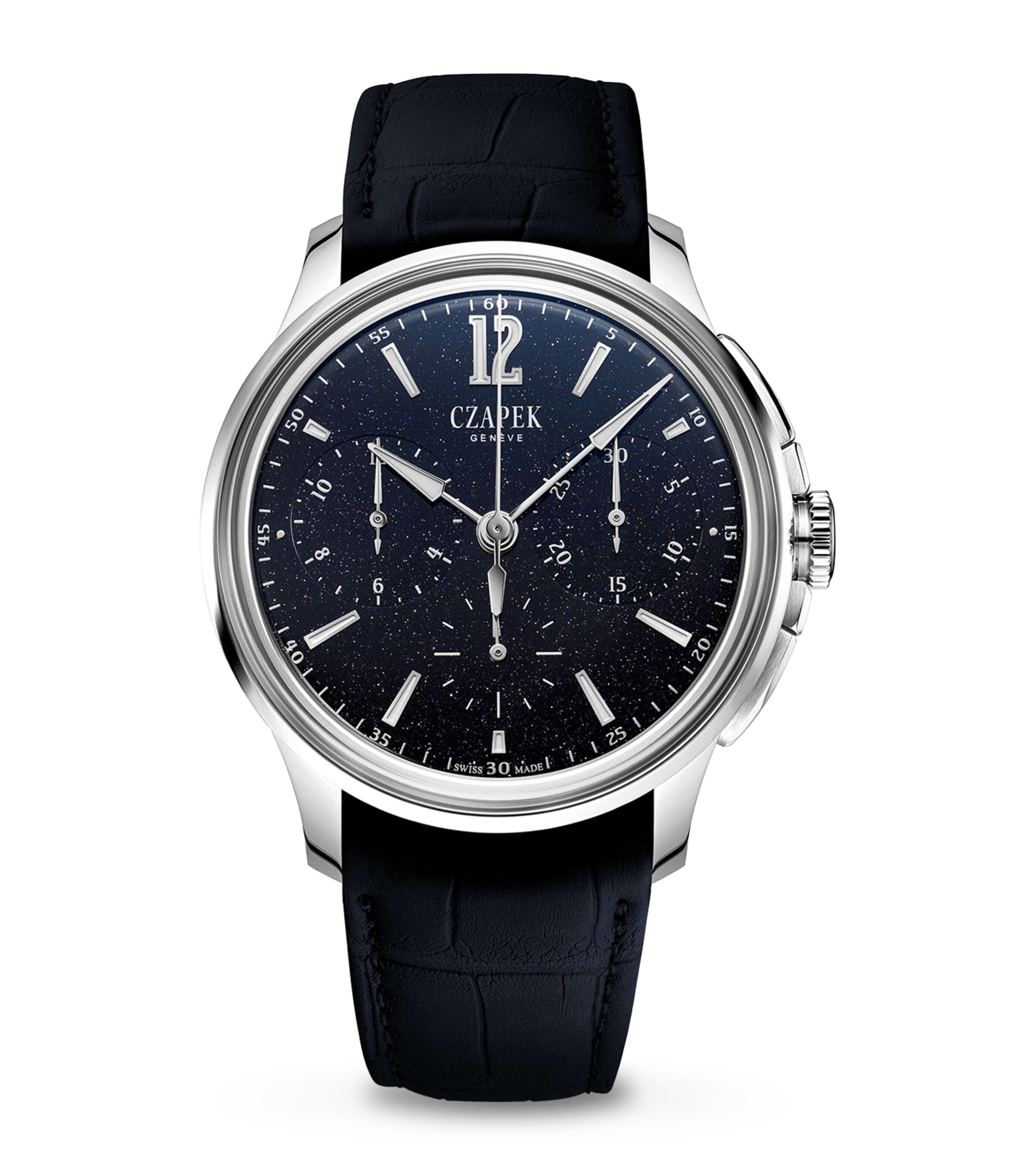 Czapek Stainless Steel Faubourg de Cracovie Aventurine Watch 41.5mm | Jewellery & Watches New In | Fine Watches | Mens Fine Watches