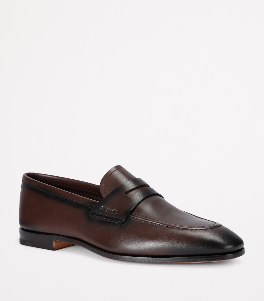 Leather Maesteg Loafers BROWN Image 3