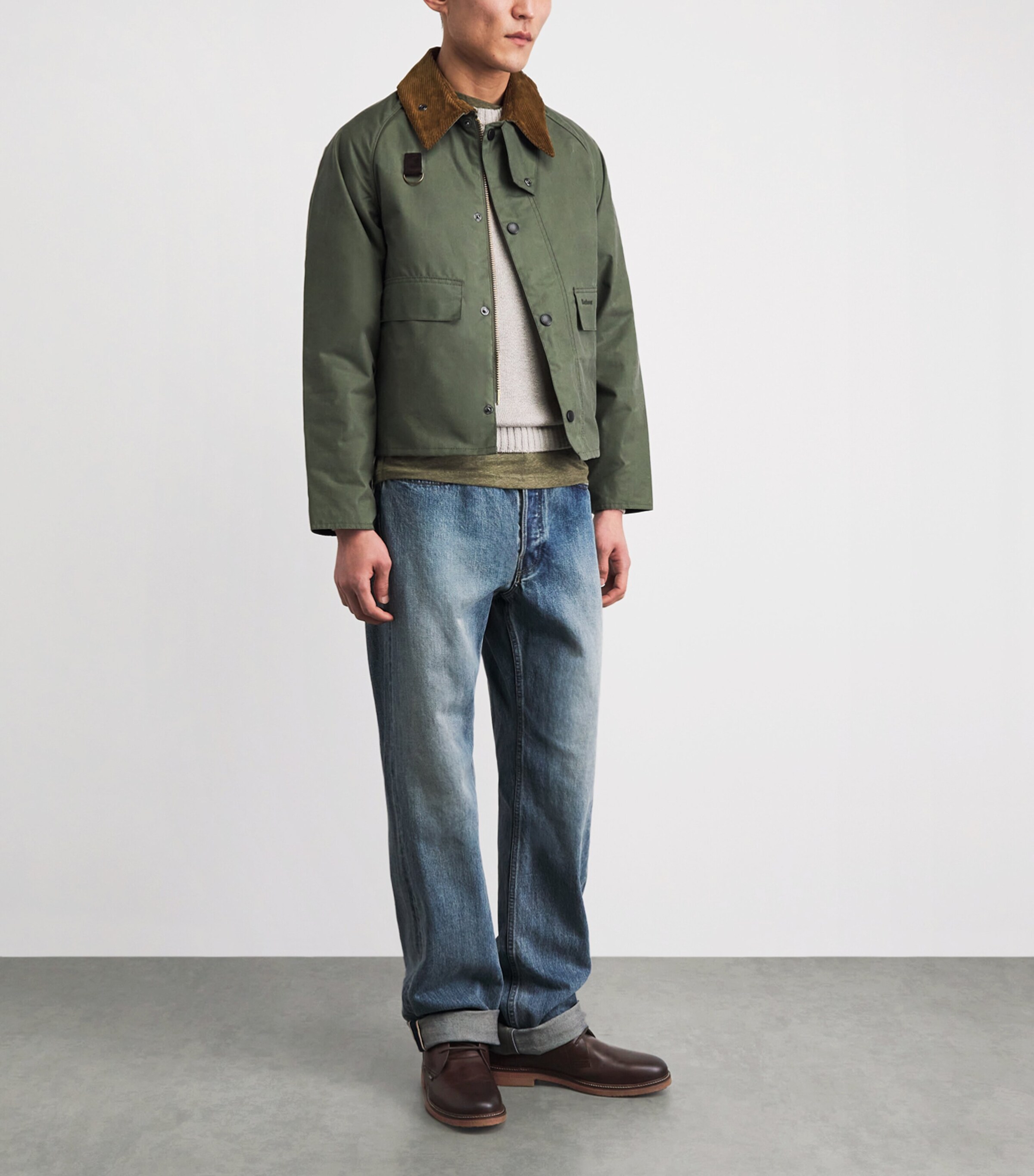 Barbour Leather Kirkstone Desert Boots Dark Image 4