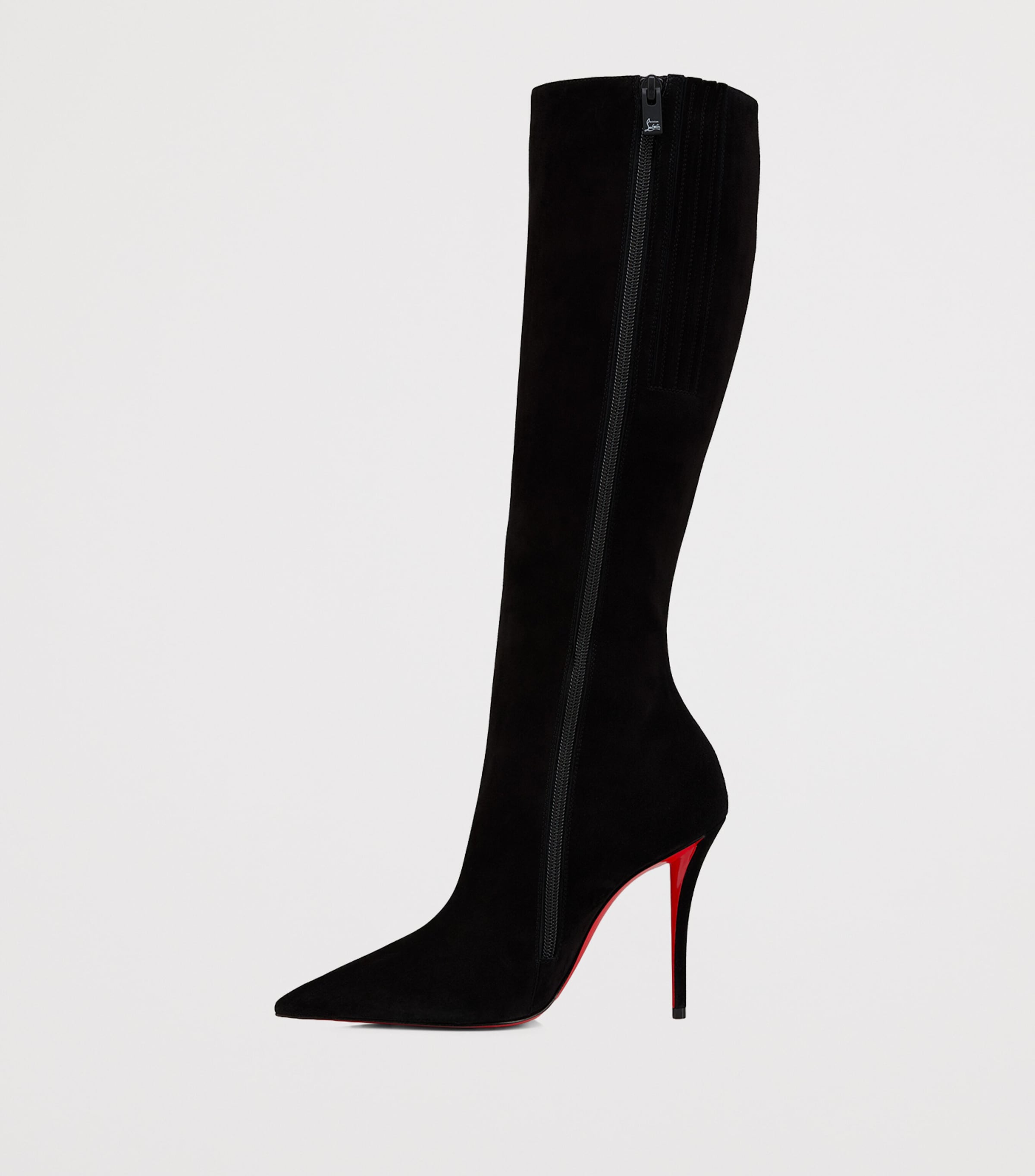 Christian Louboutin Miss Z Botta Veau Velours Knee-High Boots 100 Image 3