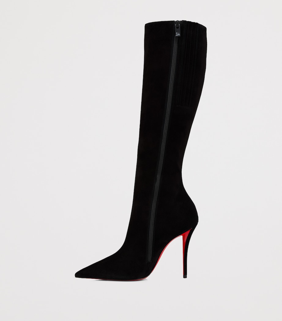 Miss Z Botta Veau Velours Knee-High Boots 100 BK01 Image 3