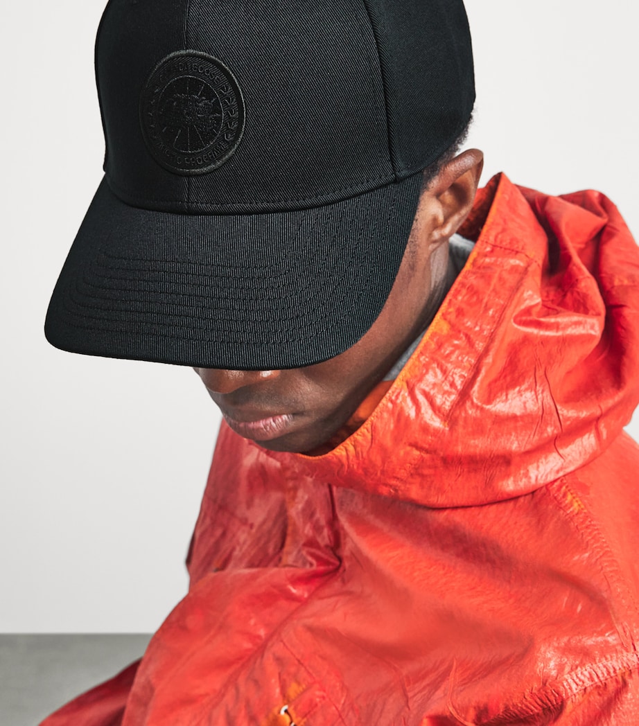 Canada Goose Logo Patch Cap Black Image 4