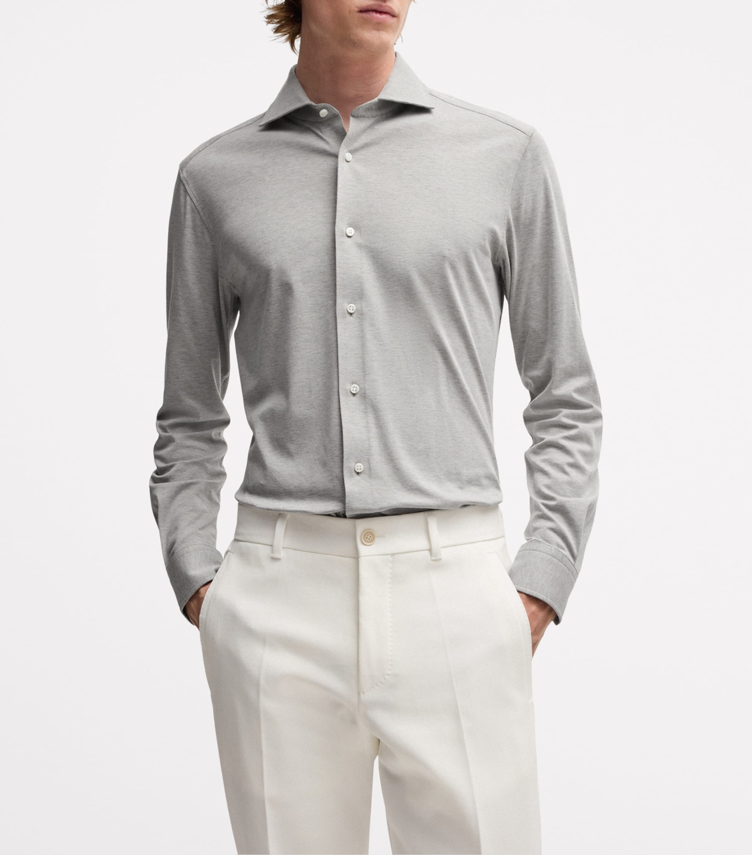 Cotton-Blend Shirt 376 Image 2