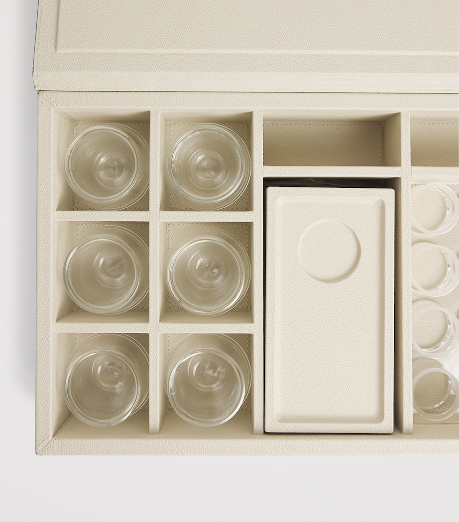 Giobagnara Leather Saint-Germain Coffee Organiser Golf Ivory Image 3
