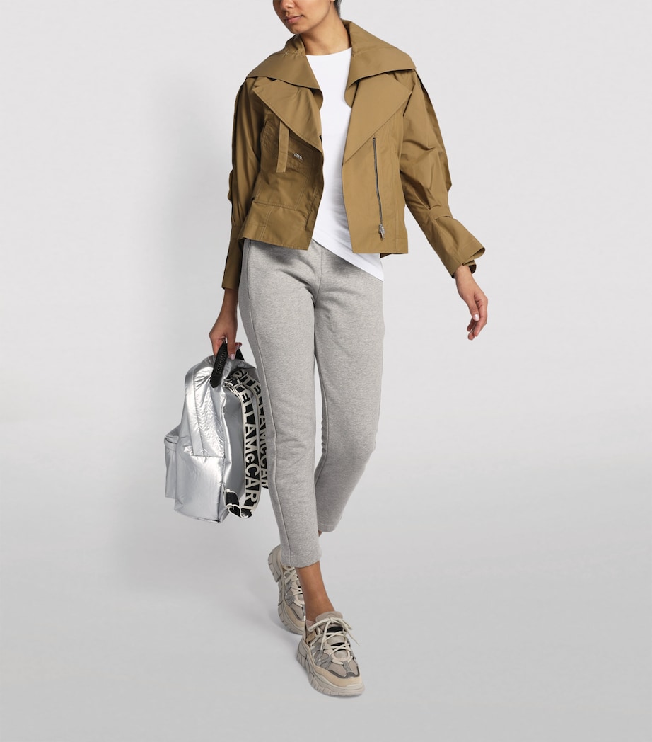 long-sleeve cotton T-shirt BRIGHT WHITE W Image 2