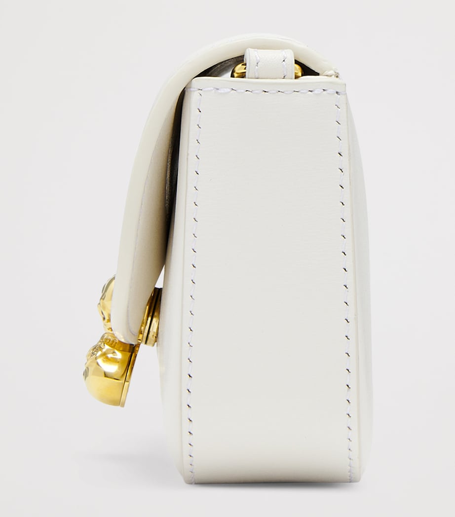 Leather Skull Flower Shoulder Bag 9112 Image 3