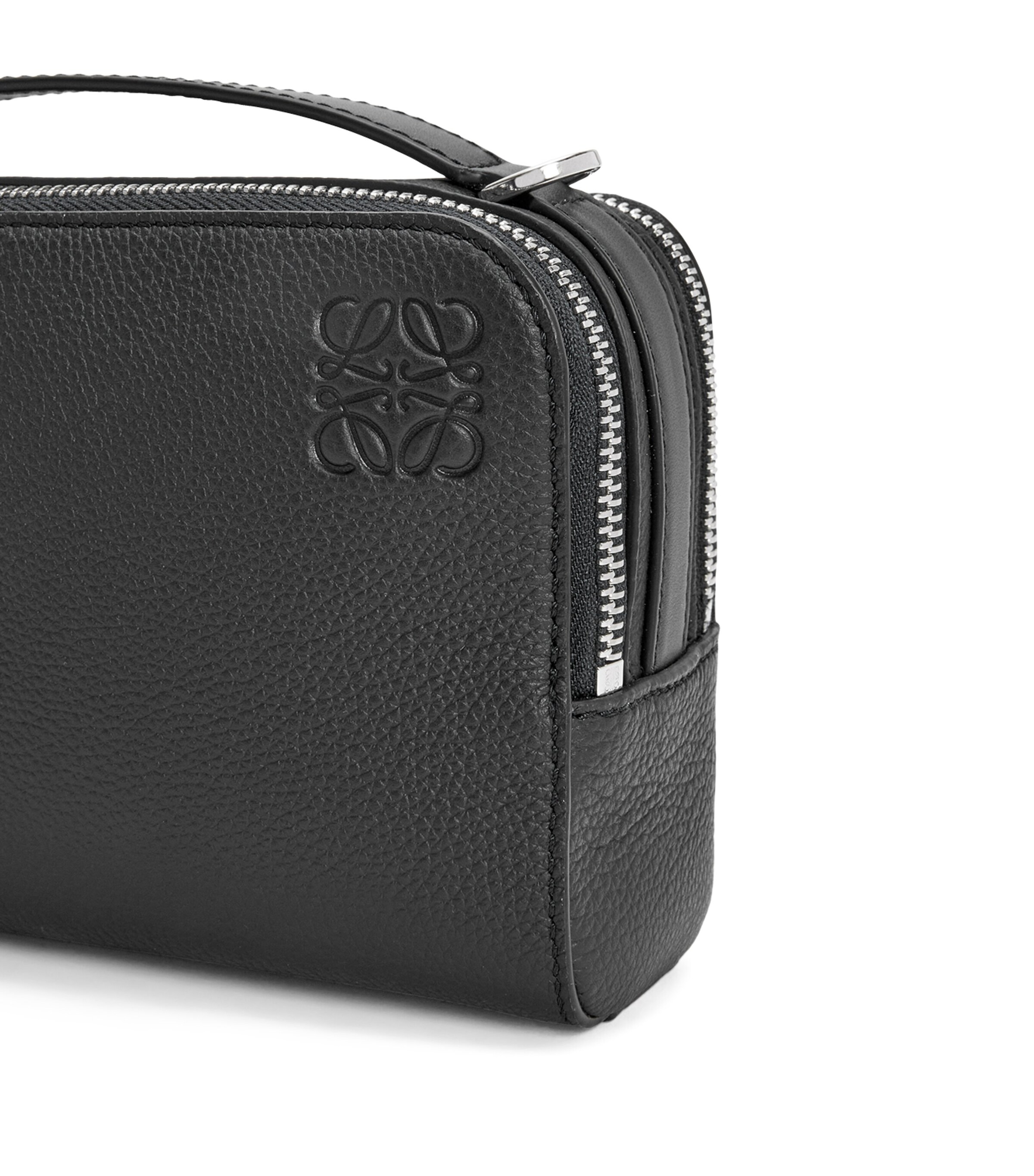 Mini Leather Camera Cross-Body Bag BLACK Image 4