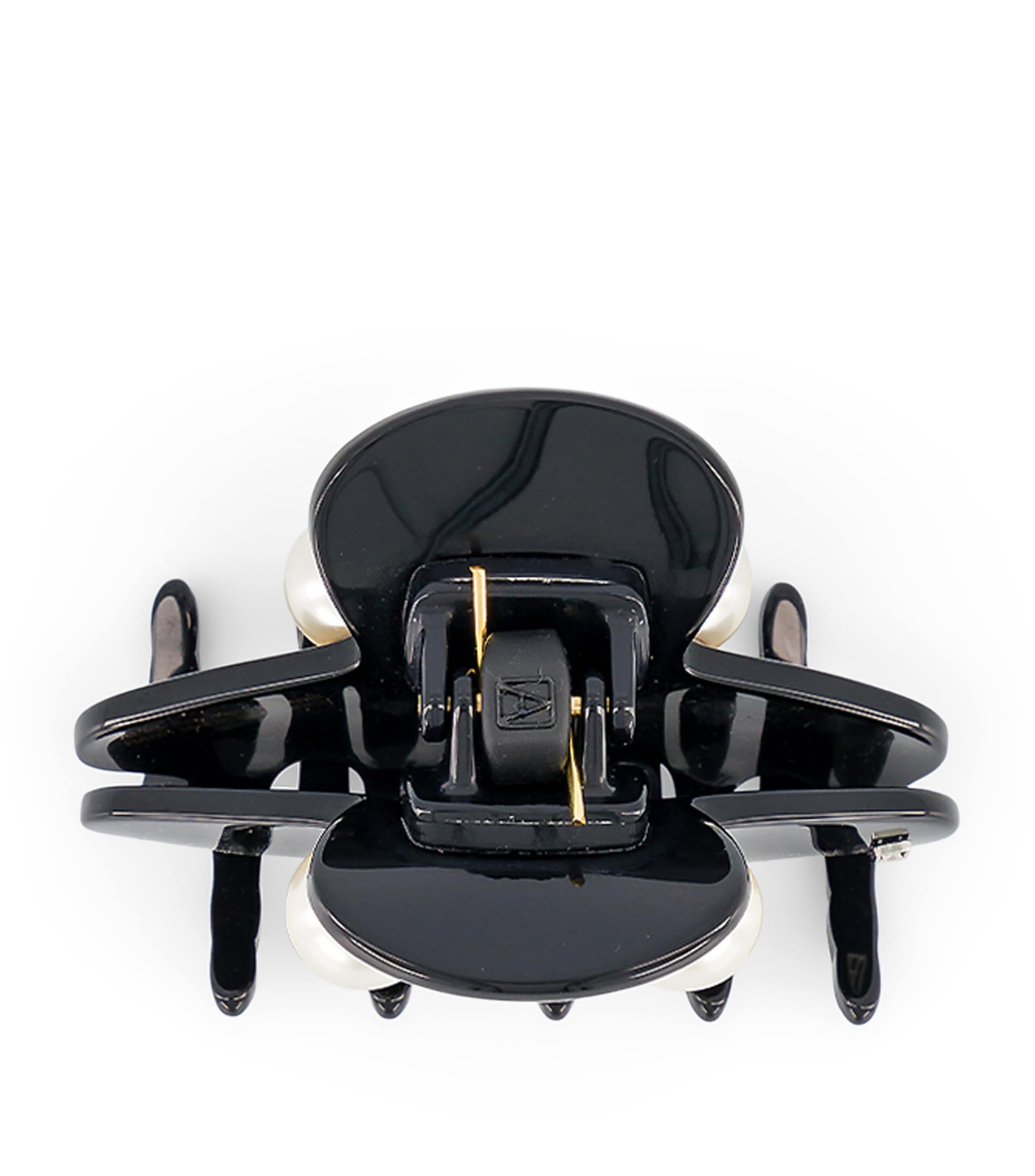 Oversize Pearl-Detail Claw Hair Clip N2- NOIR Image 3