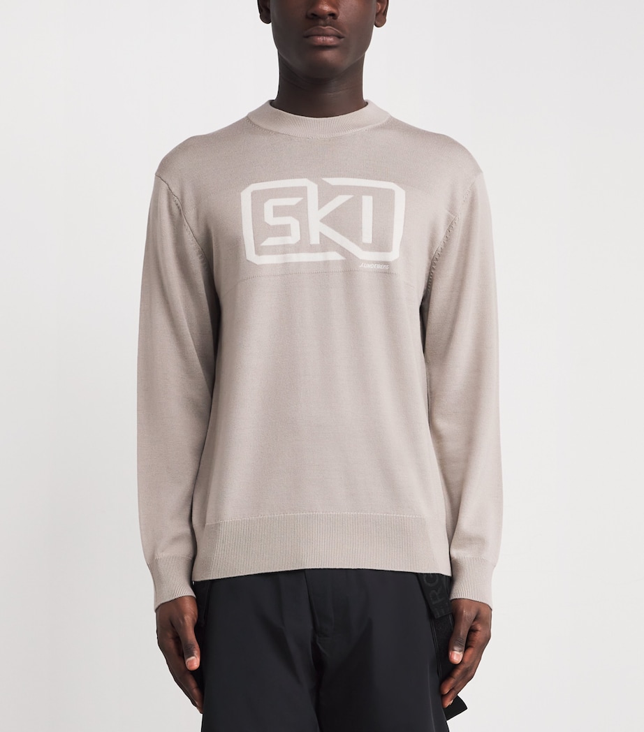 Wool Jacquard William Sweater MOONBEAMU029 Image 3