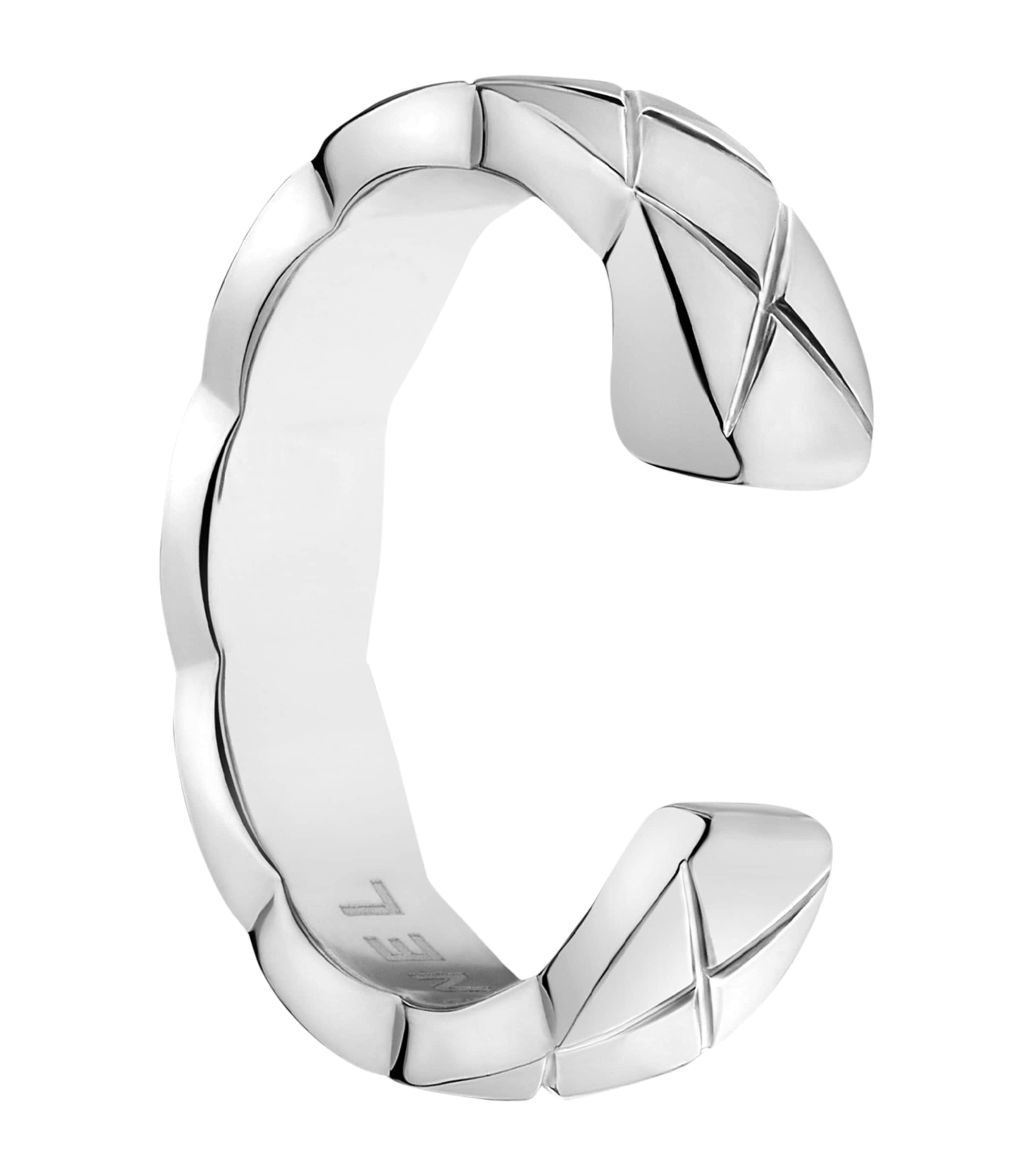 White Gold and Diamond Coco Crush Single Earring SILVER Image 4