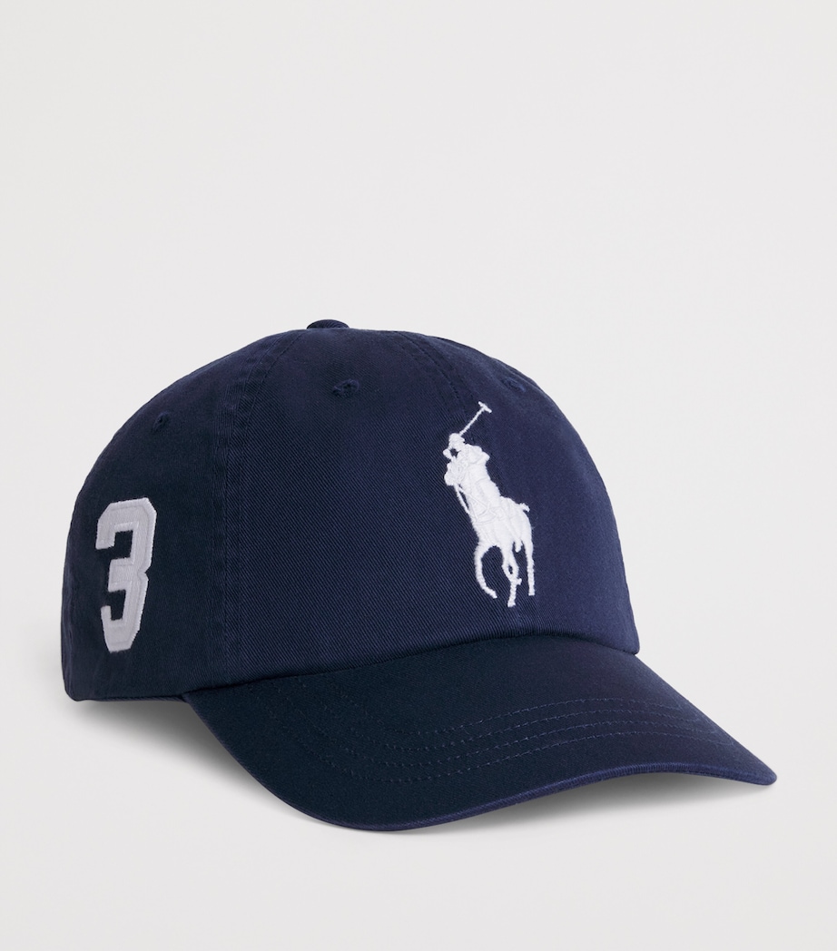 Cotton Polo Pony Baseball Cap NEWPORT NAVY Image 6