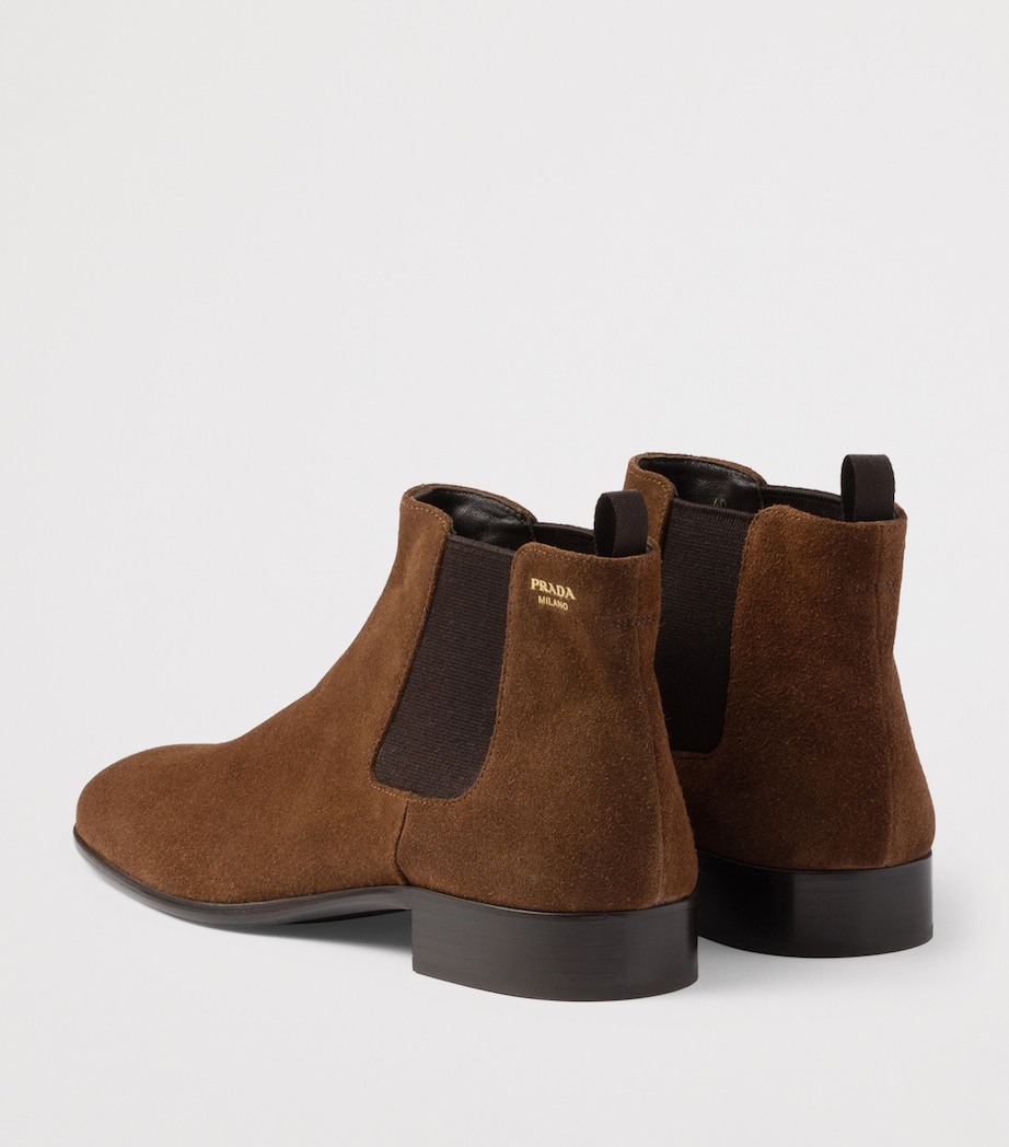 Suede Chelsea Boots F0324 Image 4