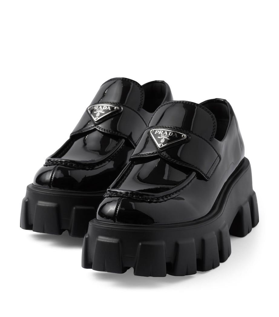 Leather Triangle Loafers 55 F0002 Image 3