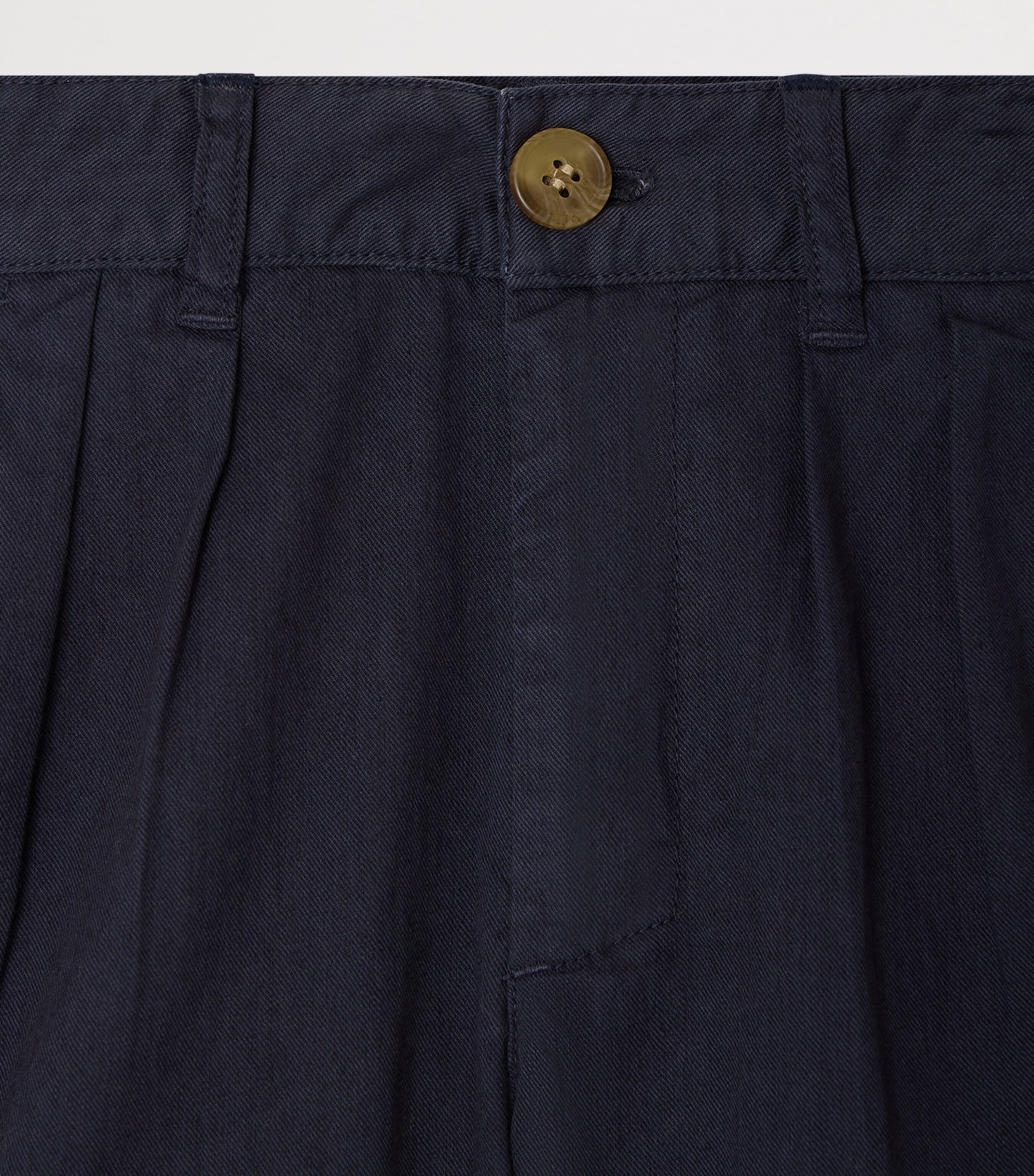 Bonpoint Cotton Charles Shorts (10-14 Years) Marine Image 3