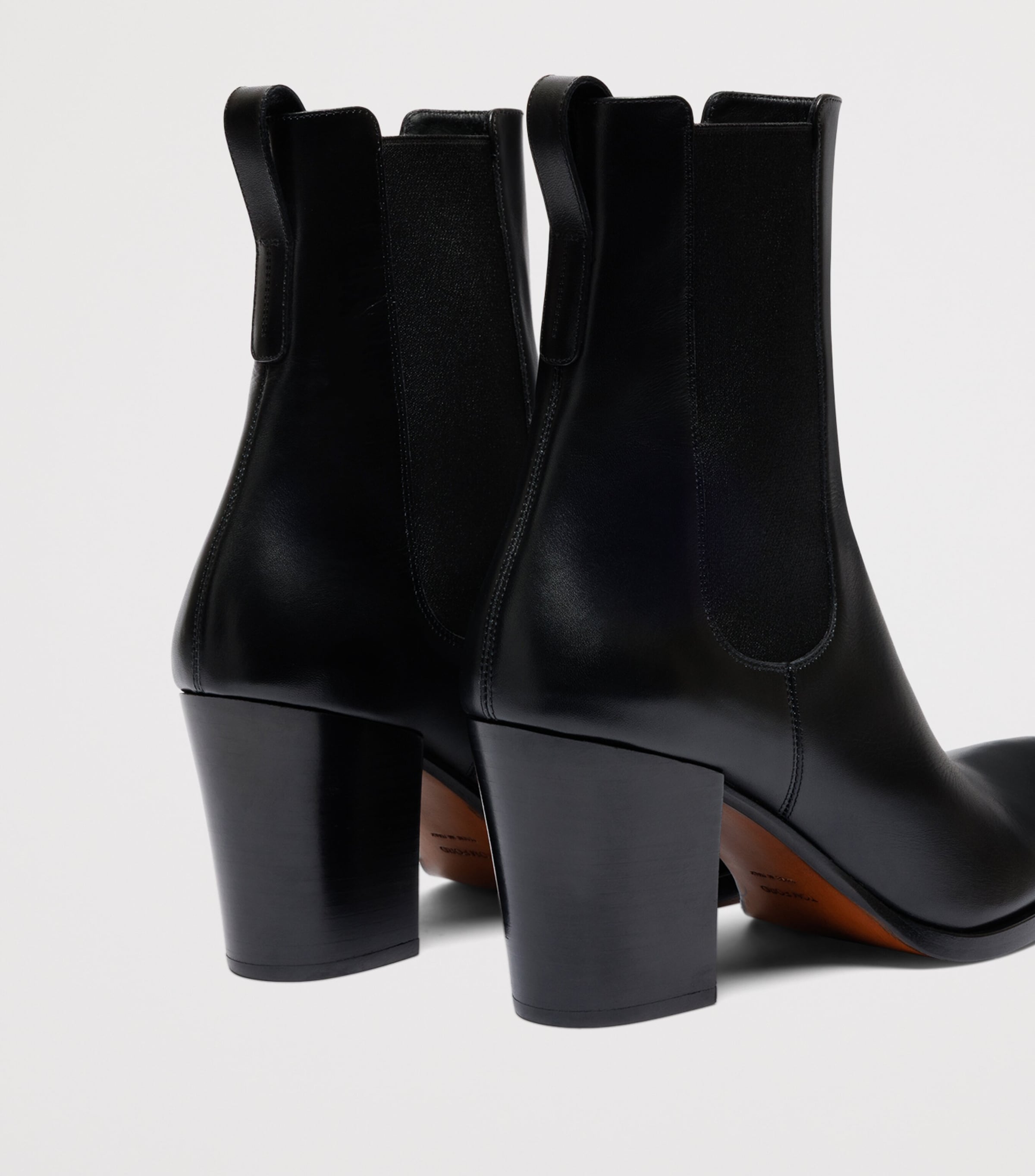 TOM FORD Leather Dagger Ankle Boots 80 Naa Image 5