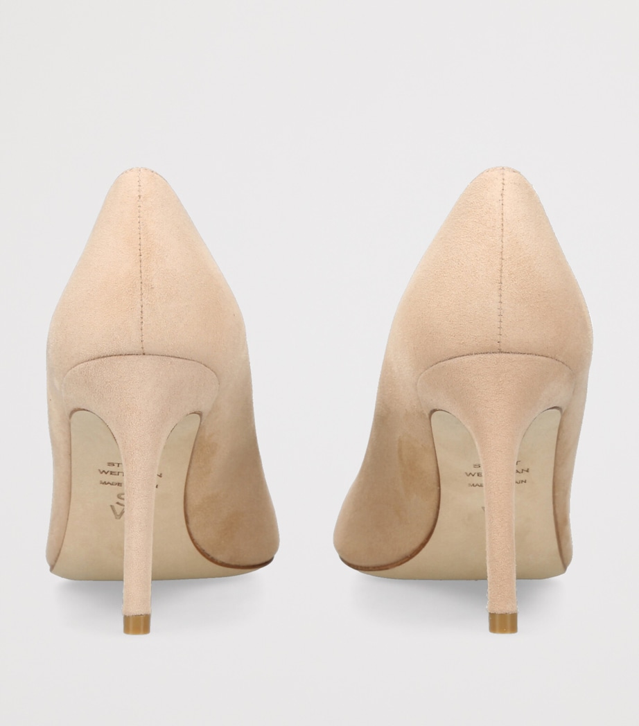 Suede Stuart Power Pumps 85 BEIGE Image 2