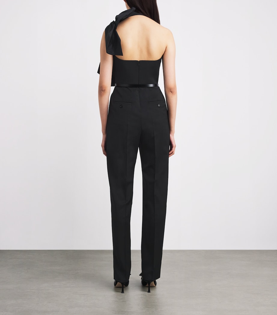 Virgin Wool Jumpsuit BLACK Image 3