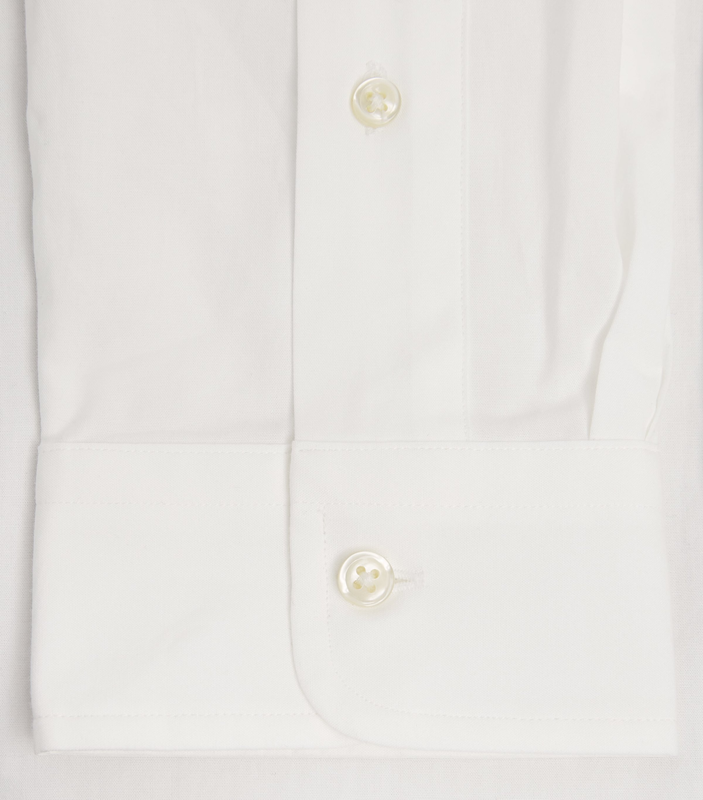 Poplin Custom Fit Shirt WHITE Image 5