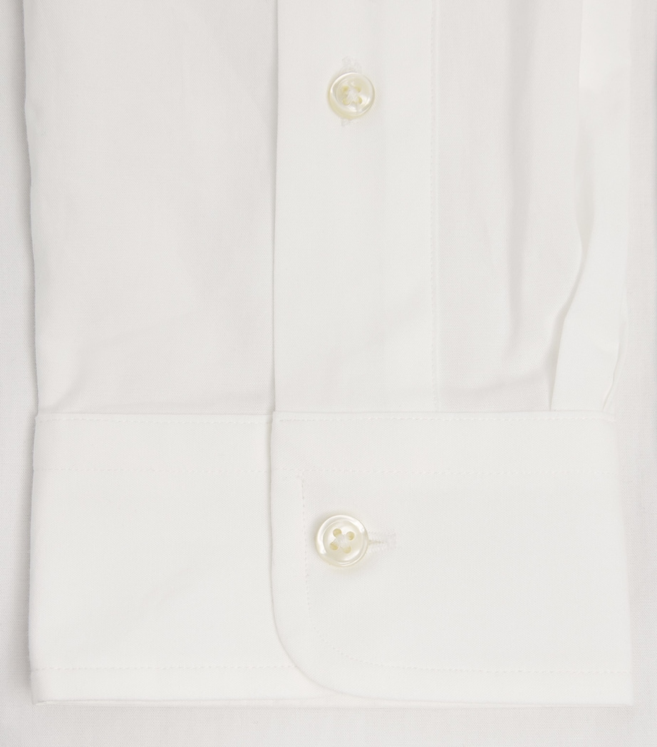 Poplin Custom Fit Shirt WHITE Image 5