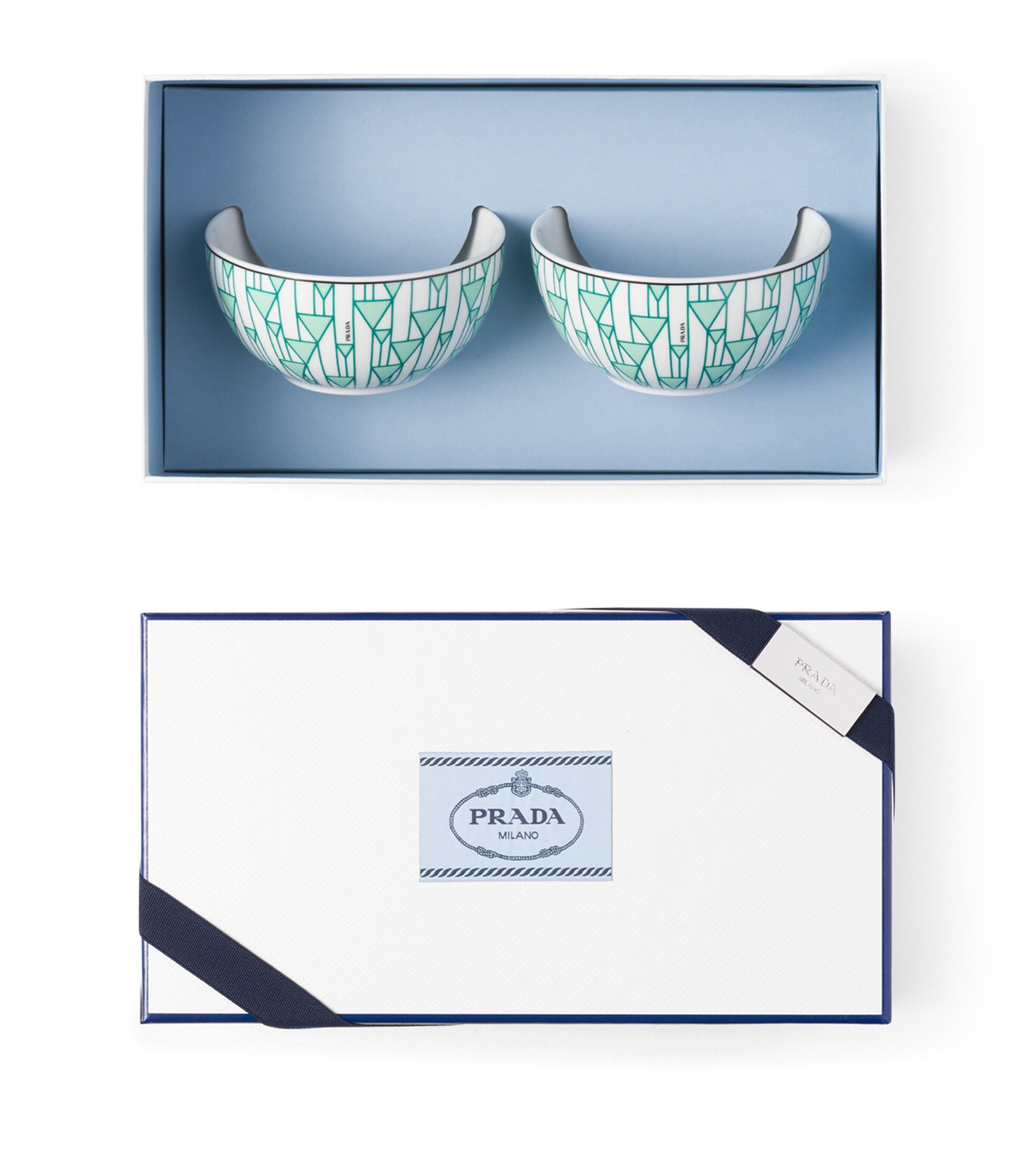 Set of 2 Porcelain Rice Bowls F0HM1 Image 3