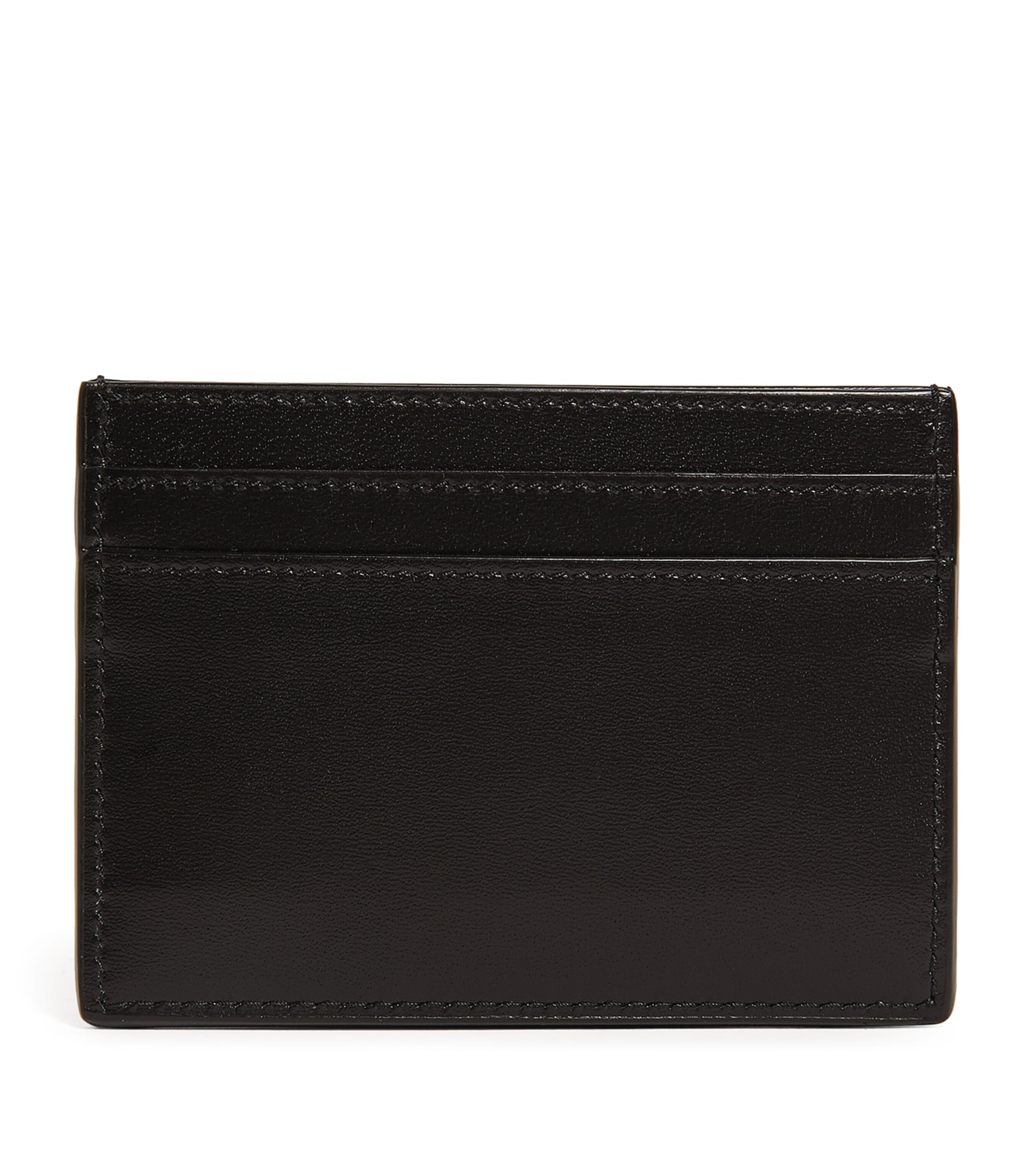 Saint Laurent Leather Monogram Card Holder Image 2