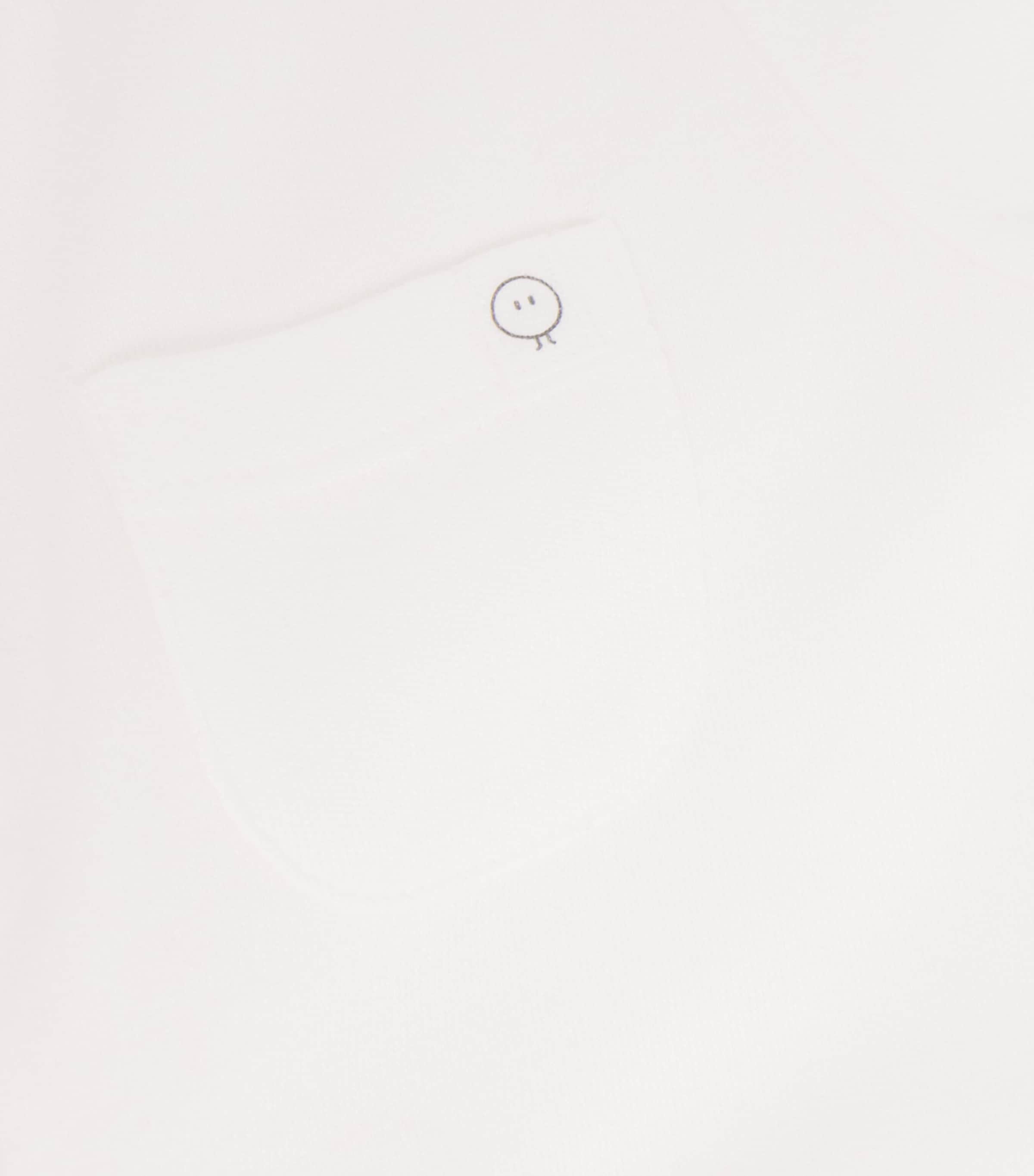 Bamboo-Cotton Clever Zip Sleepsuit WHITE Image 3