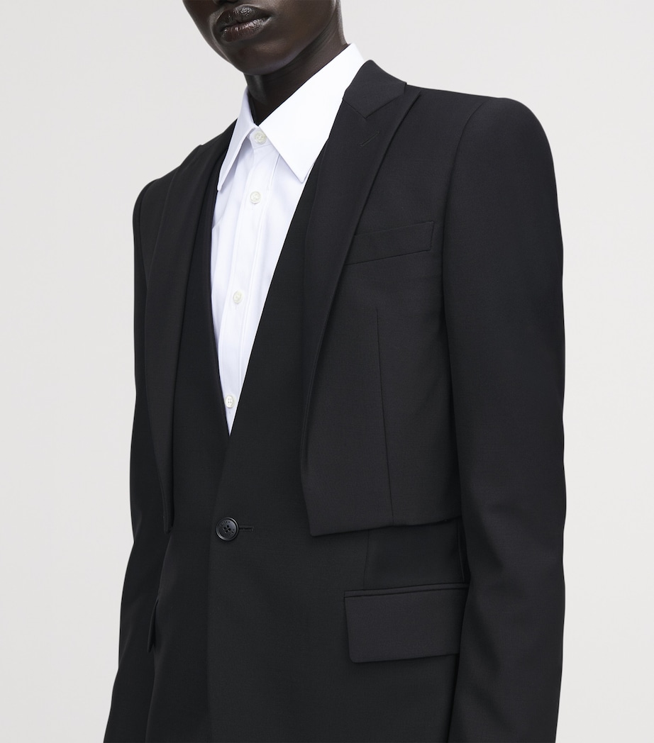 Wool Trompe-L'œil Blazer 1000 Image 6