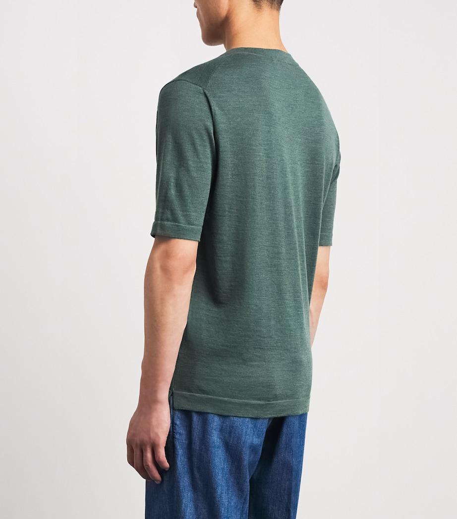 Fioroni Cashmere Mens Virgin Wool T-Shirt Image 5