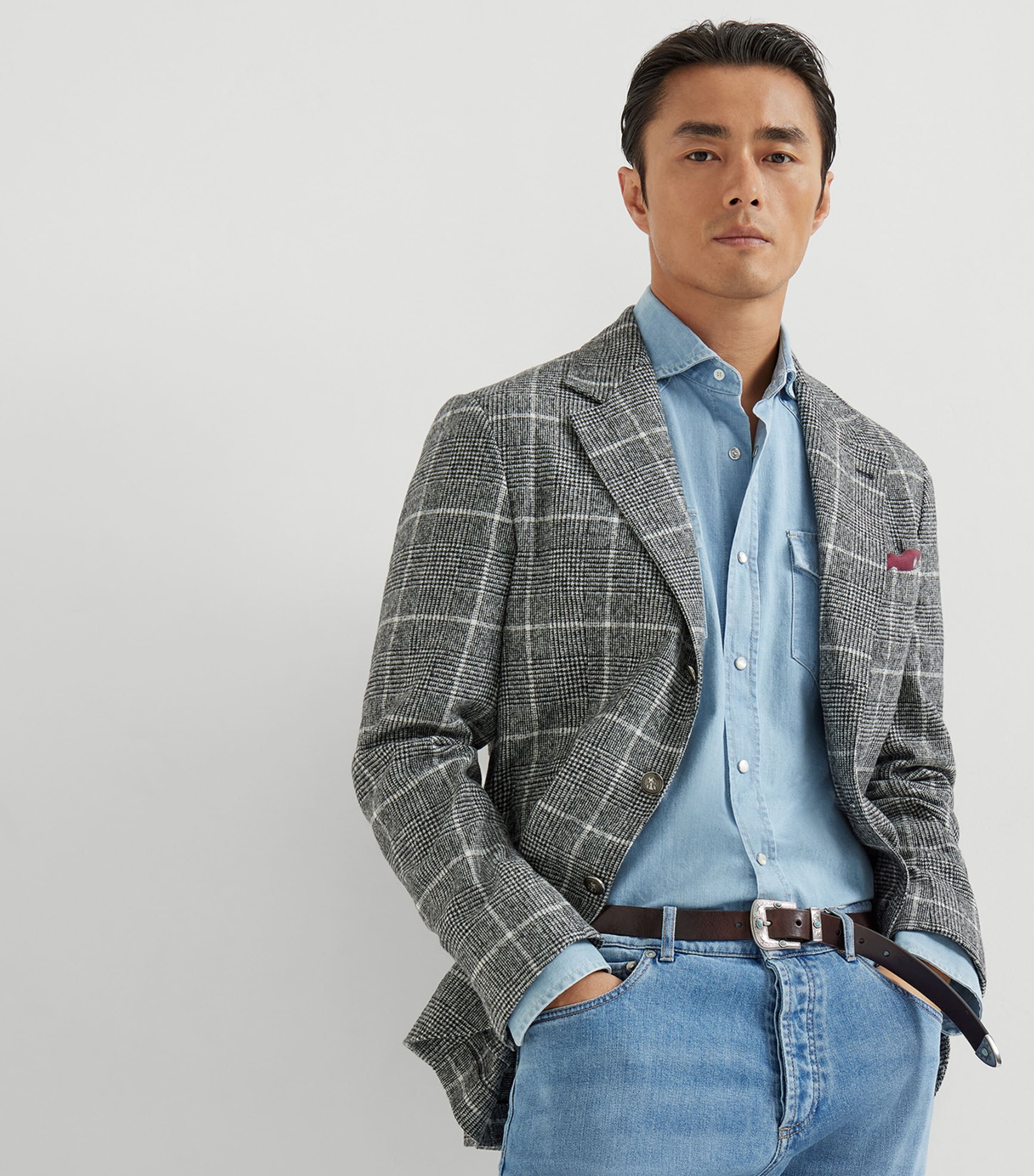 Denim Western Shirt COW32 Image 5