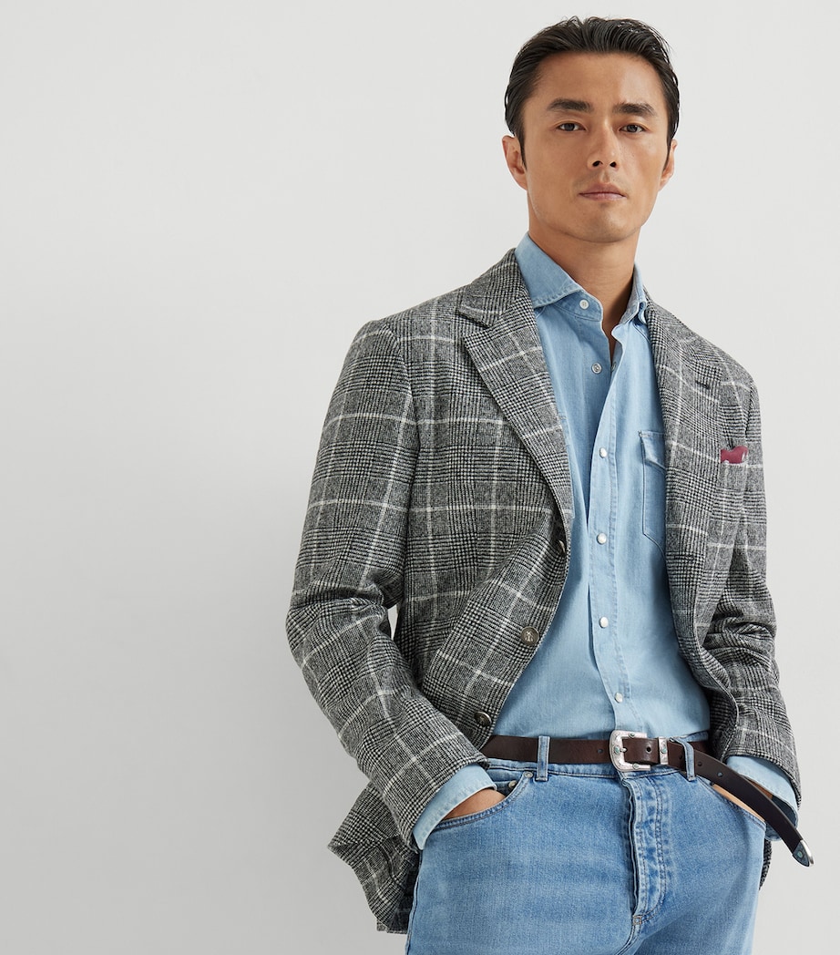 Denim Western Shirt COW32 Image 5