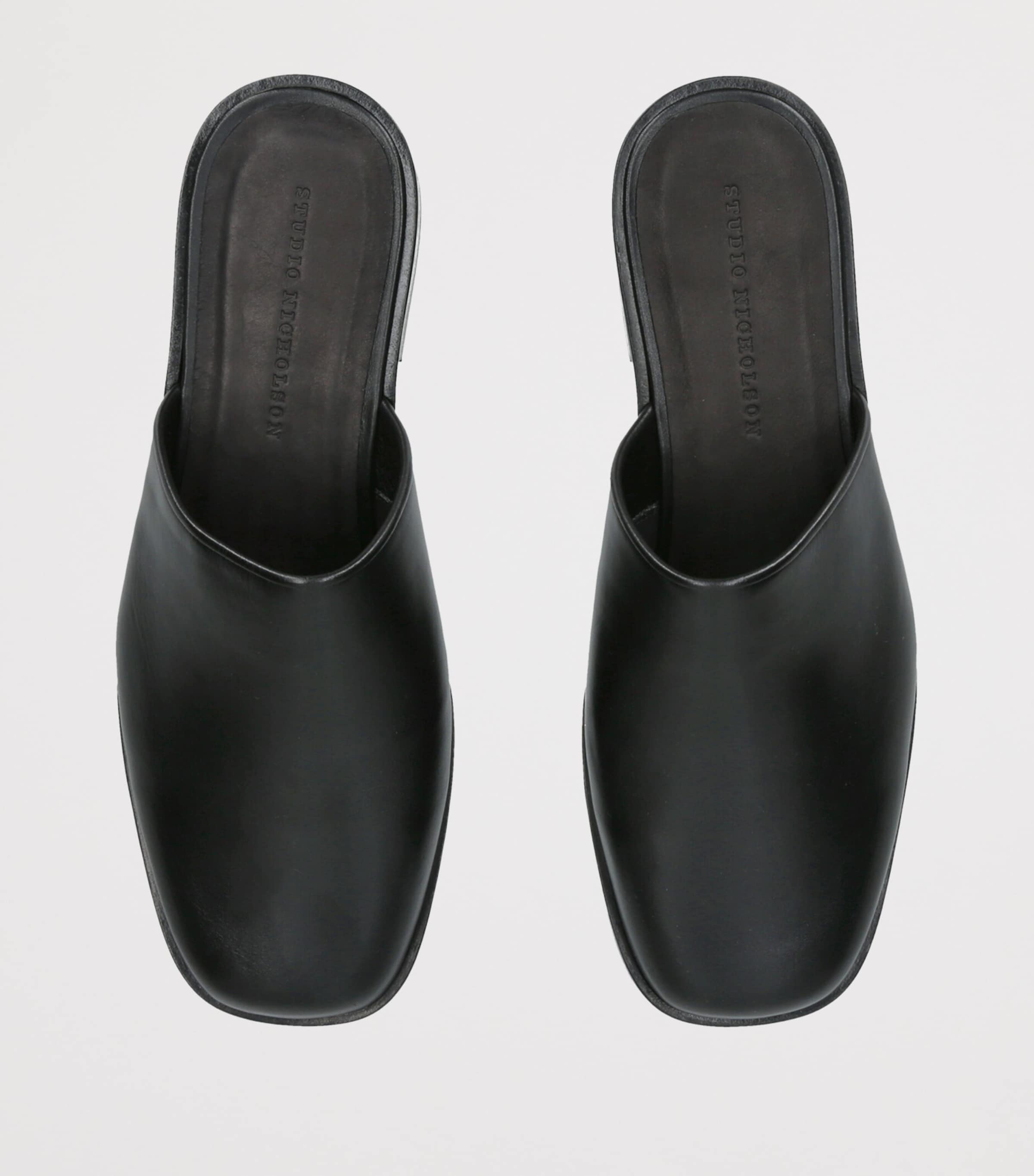 Studio Nicholson Soft Leather Mules Black Image 3