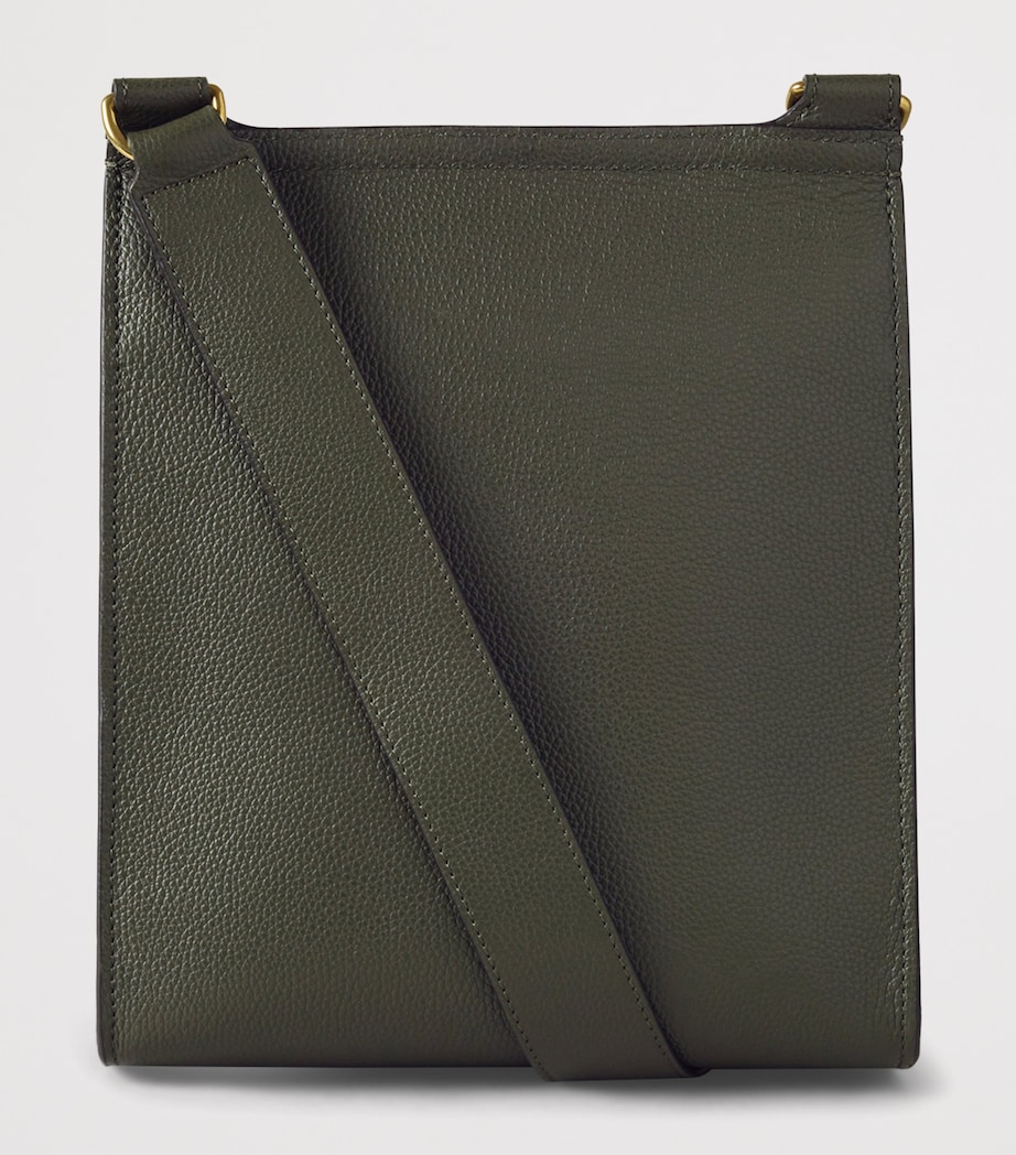 Leather Antony Messenger Bag JUNPER GREEN Image 3