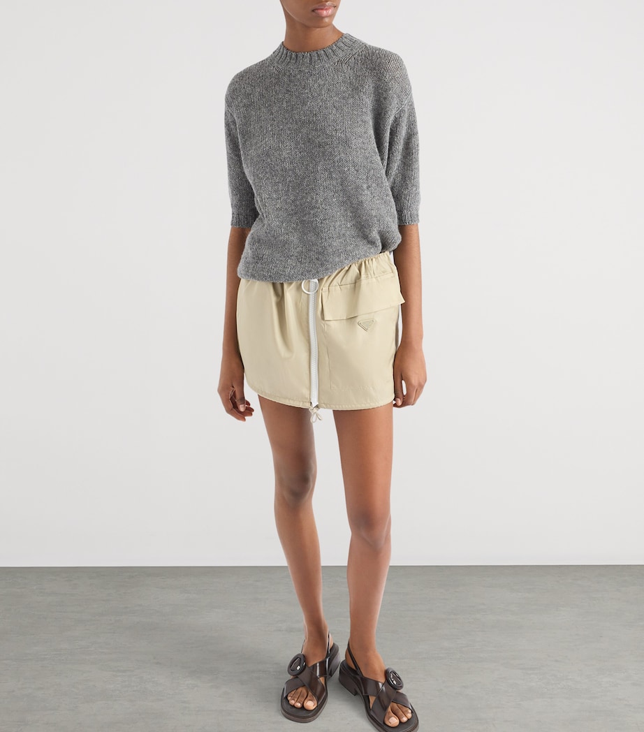 Re-Nylon Mini Skirt F0FHI Image 6