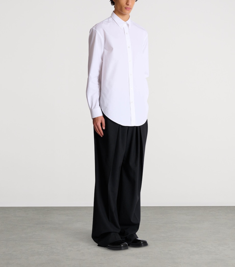 Cotton Poplin Shirt 0FB BLANC OPTIQUE Image 2