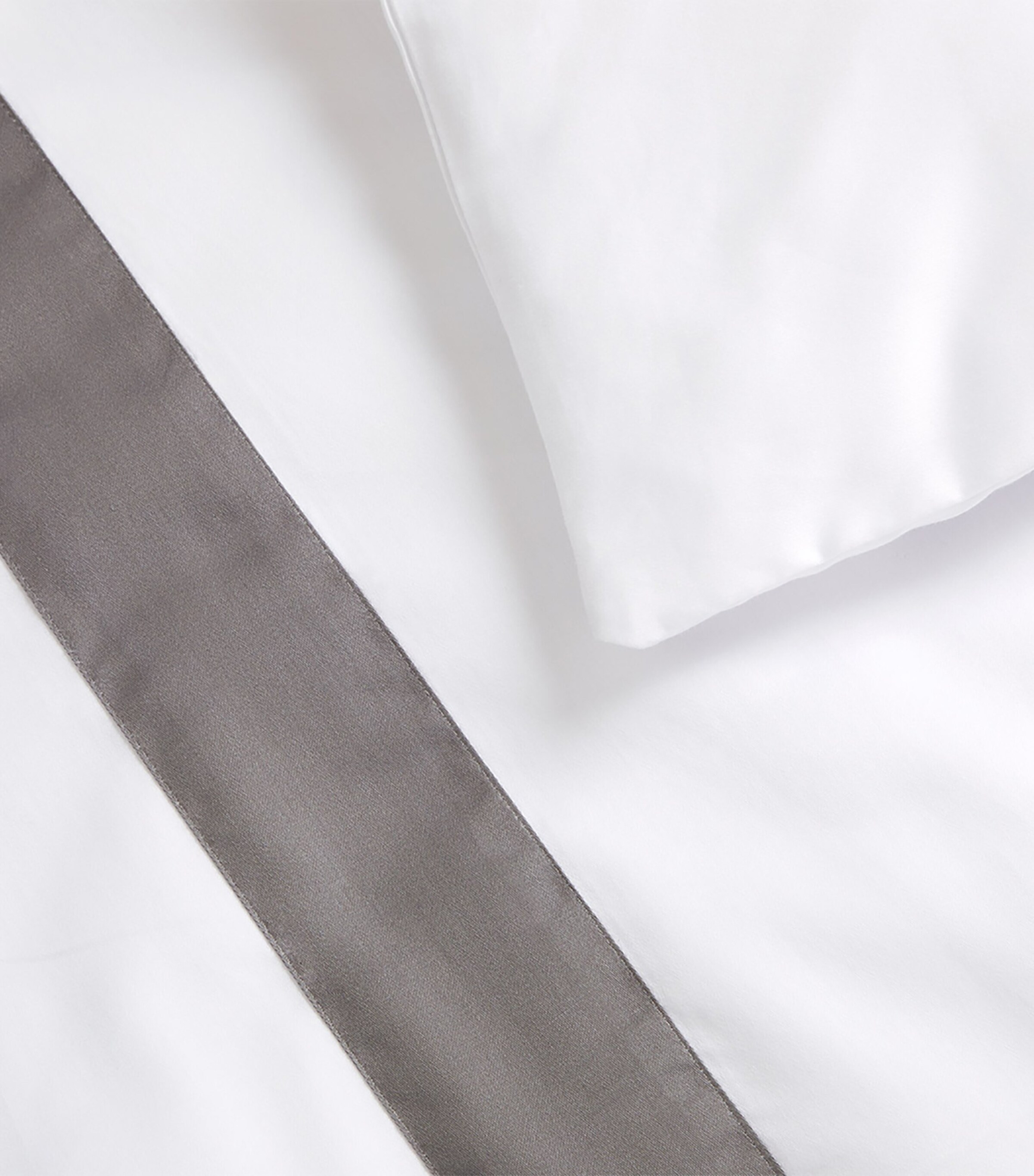 Yves Delorme Linea Platine Super King Duvet Cover (260cm x 220cm) Platine Image 3