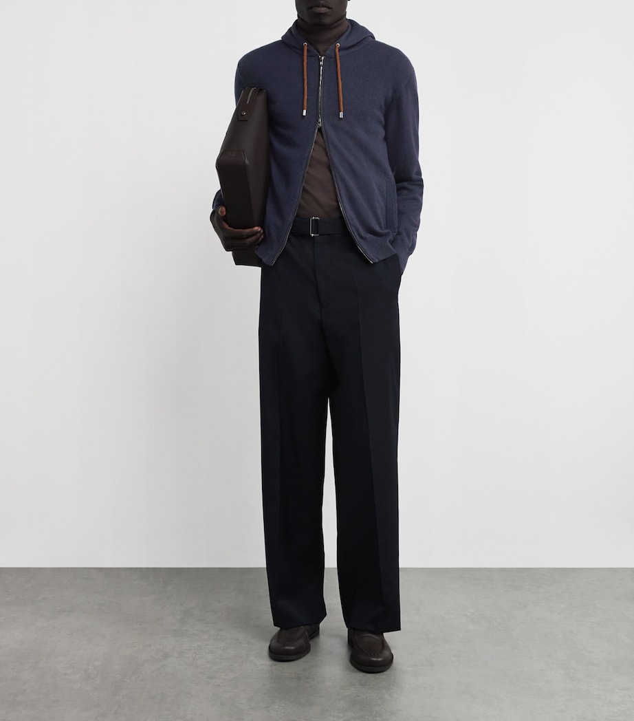 Cashmere Hoodie A.16  NAVY A25/26 Image 2