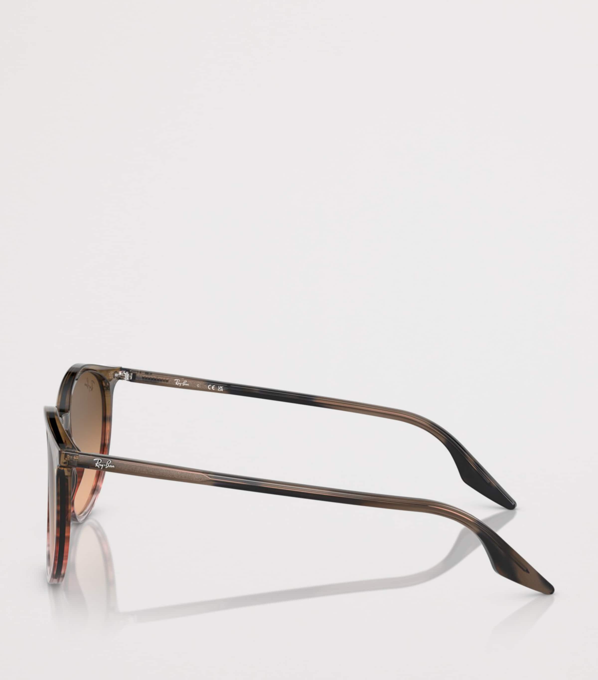 Ray-Ban Phantos Round Sunglasses Brown Image 3